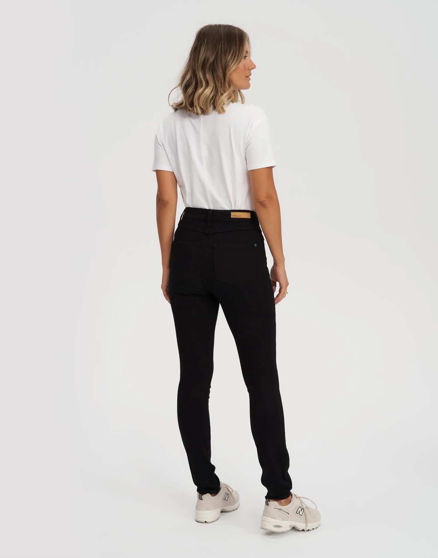 RACHEL HIGH RISE SKINNY JEANS / BLACK sold by Yoga Jeans product image thumbnail 3