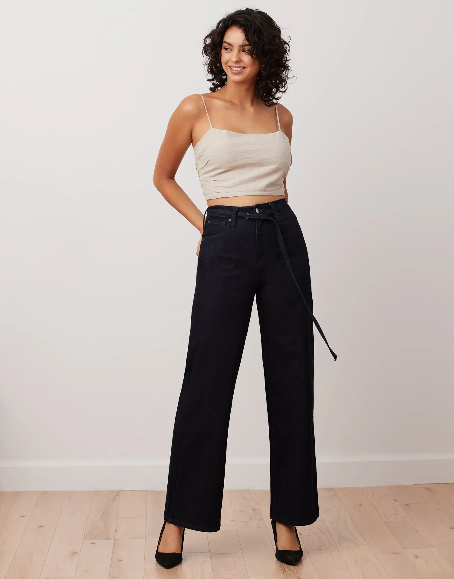 LILY WIDE LEG JEANS / ABEL sold by Yoga Jeans