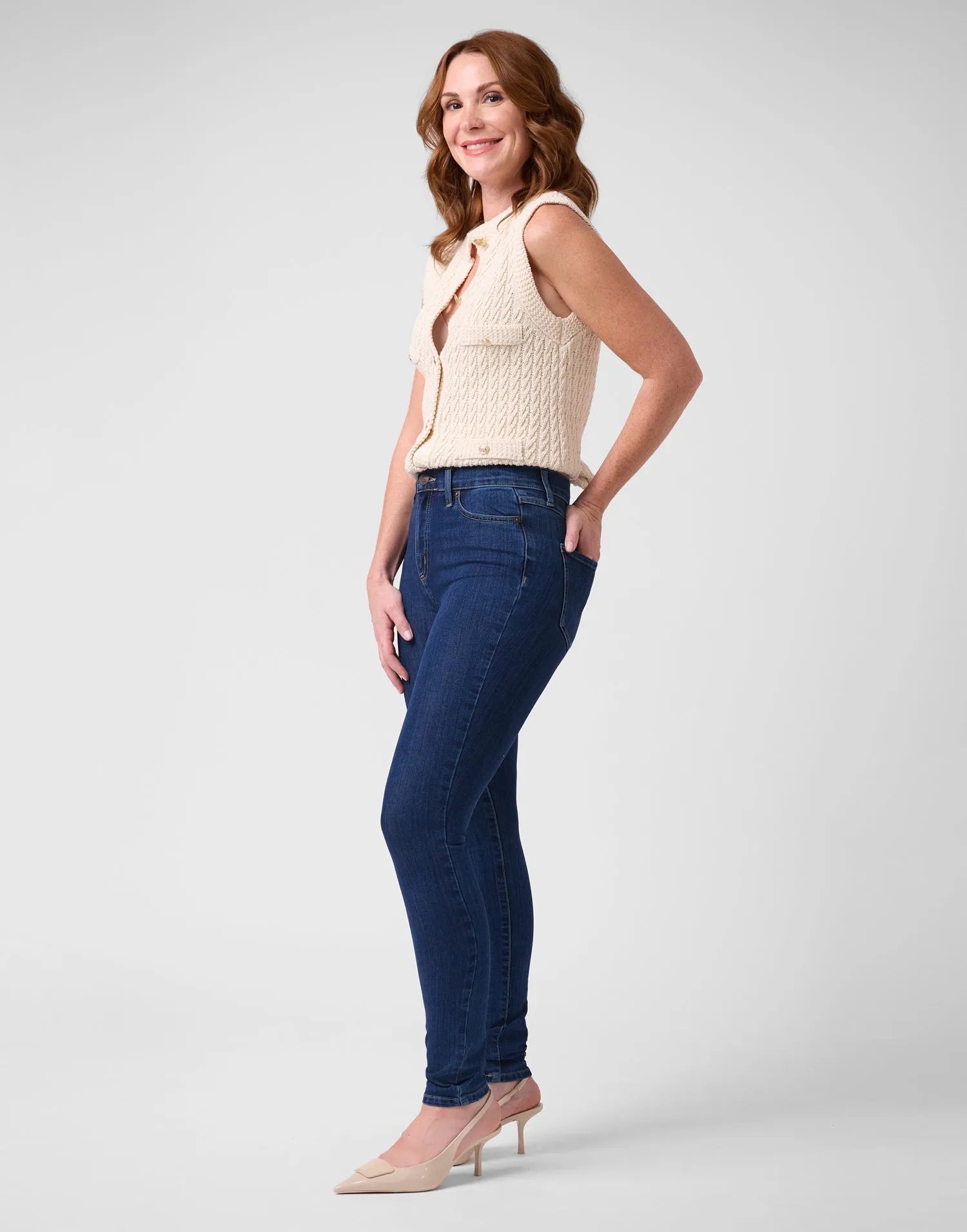RACHEL CLASSIC RISE SKINNY JEANS / ATHENA sold by Yoga Jeans product image thumbnail 4