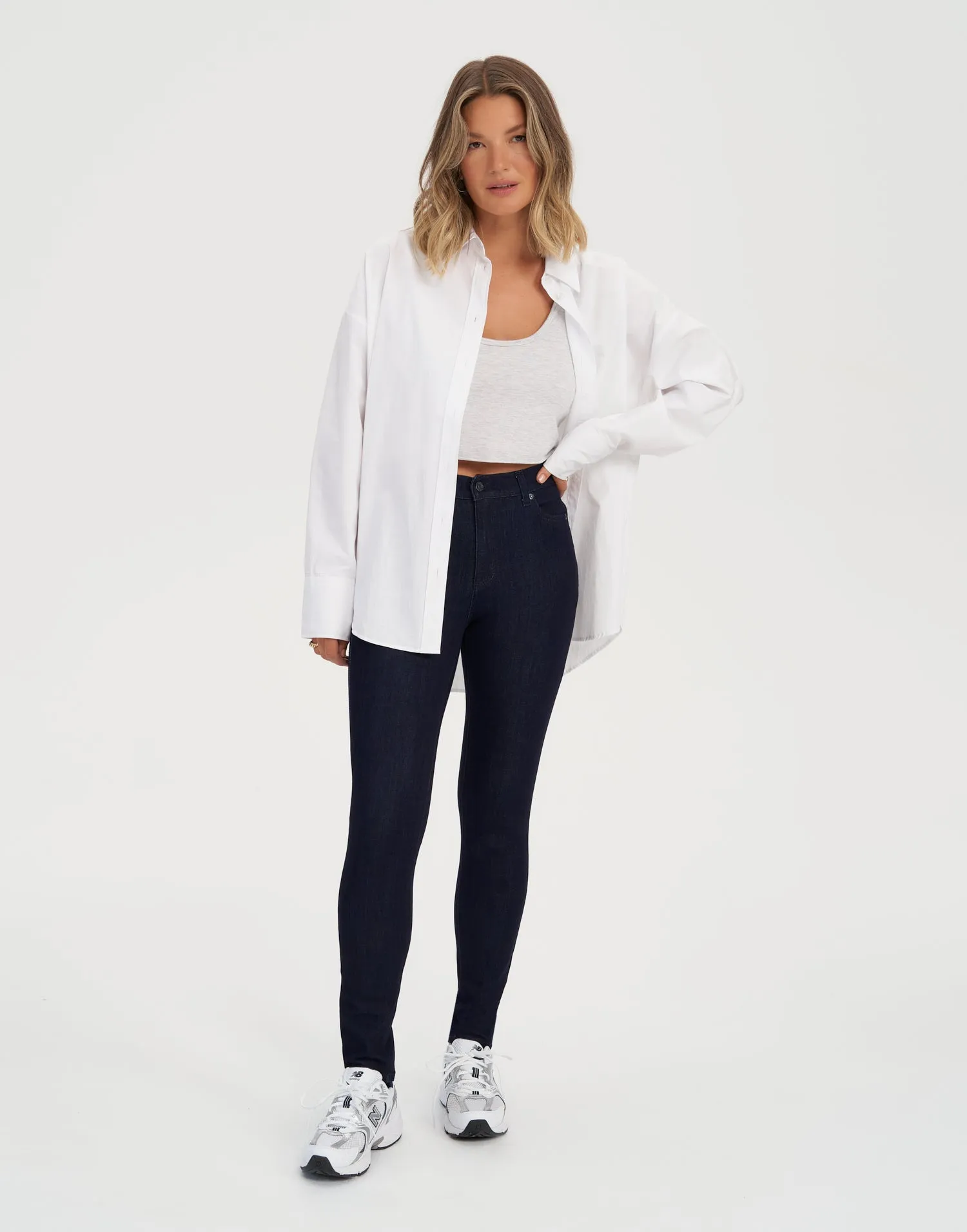 RACHEL CLASSIC RISE SKINNY JEANS / PRAGUE sold by Yoga Jeans