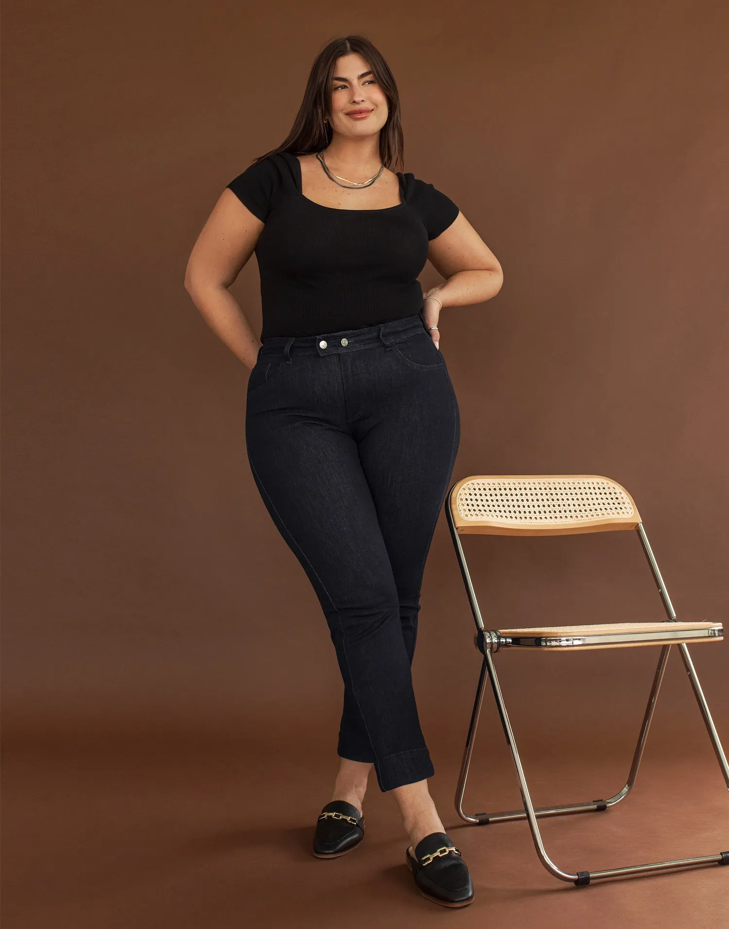 EMILY SLIM JEANS / MIDNIGHT MANTRA sold by Yoga Jeans