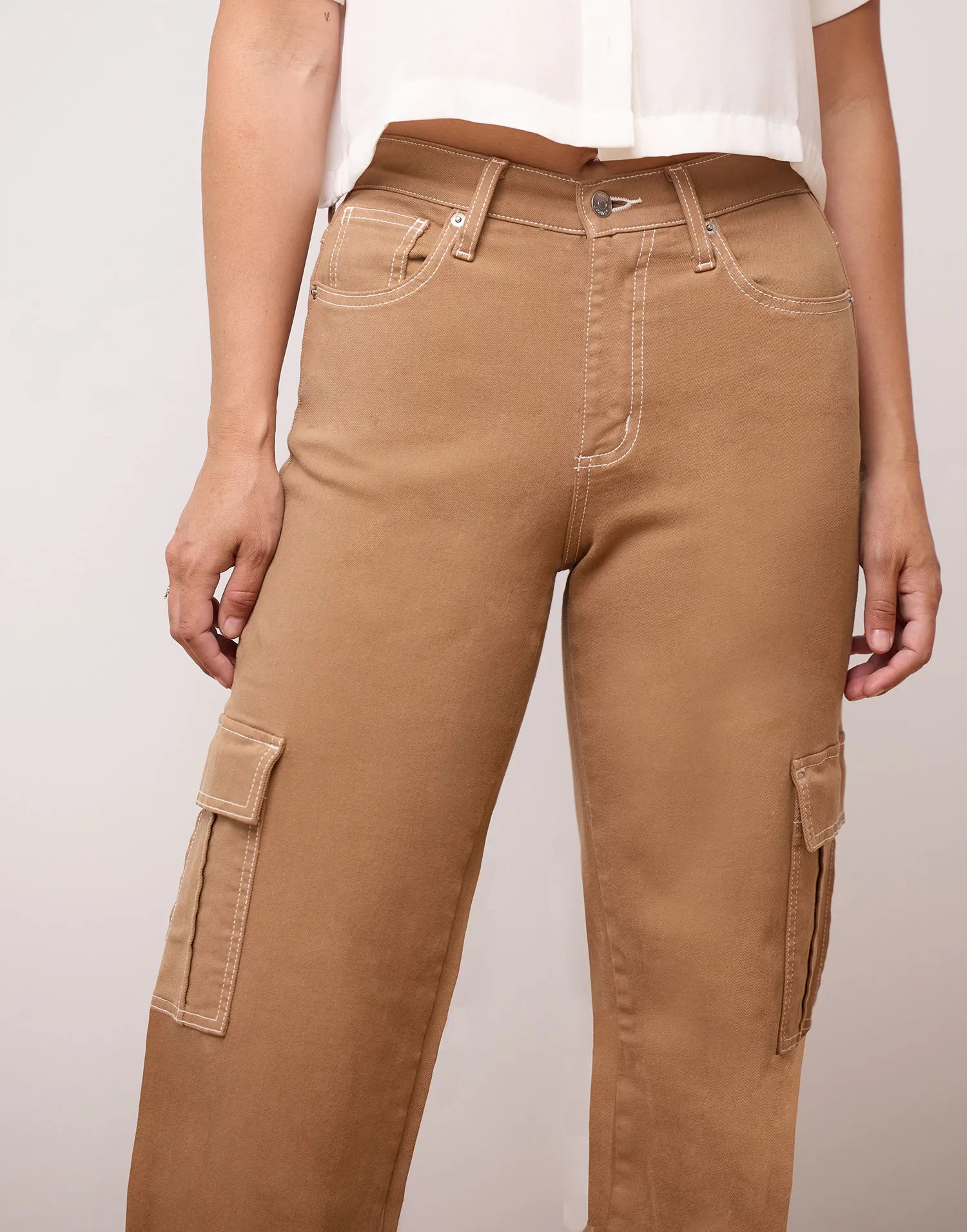 LILY WIDE LEG JEANS / MACCHIATO sold by Yoga Jeans product image thumbnail 5