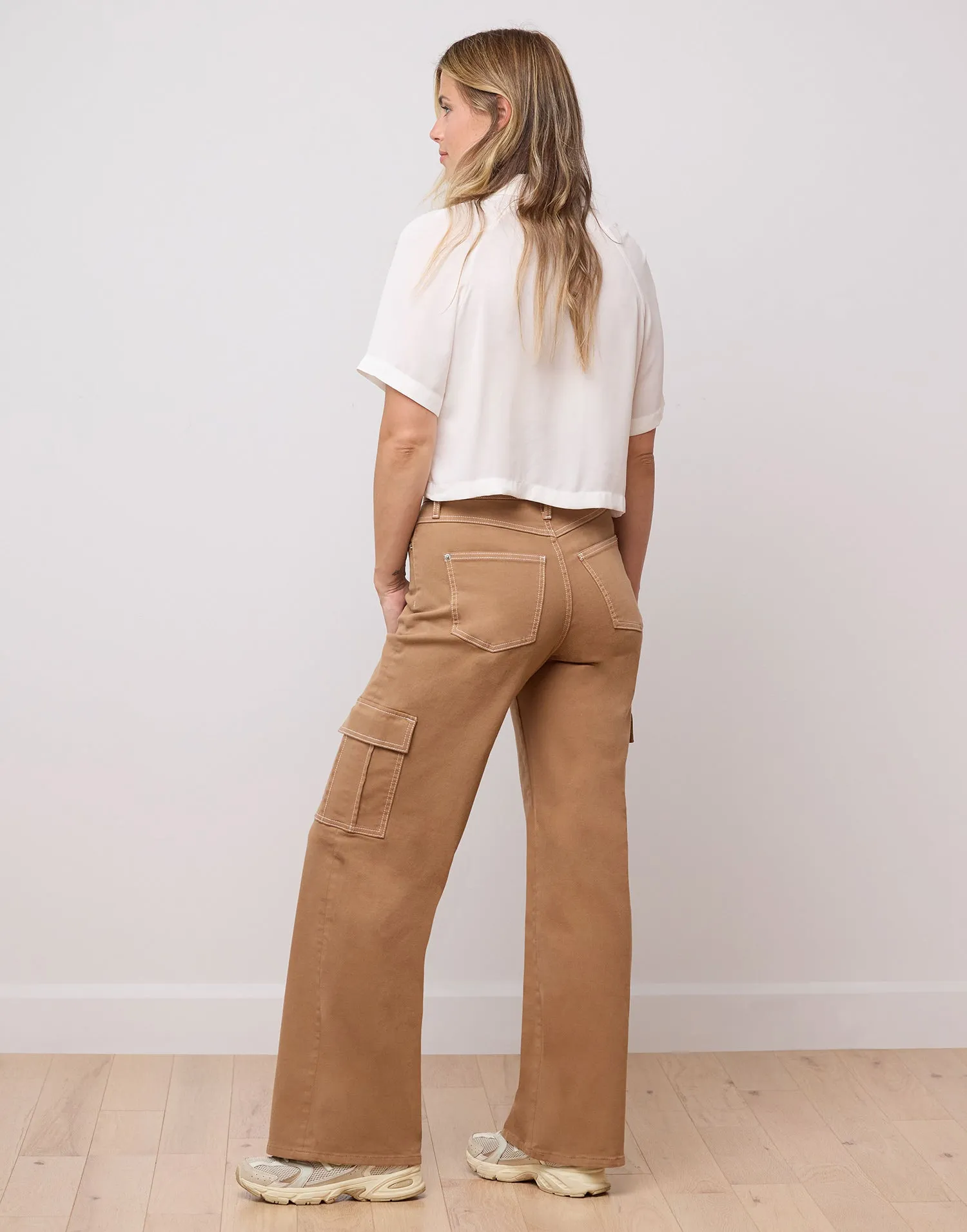 LILY WIDE LEG JEANS / MACCHIATO sold by Yoga Jeans product image thumbnail 4