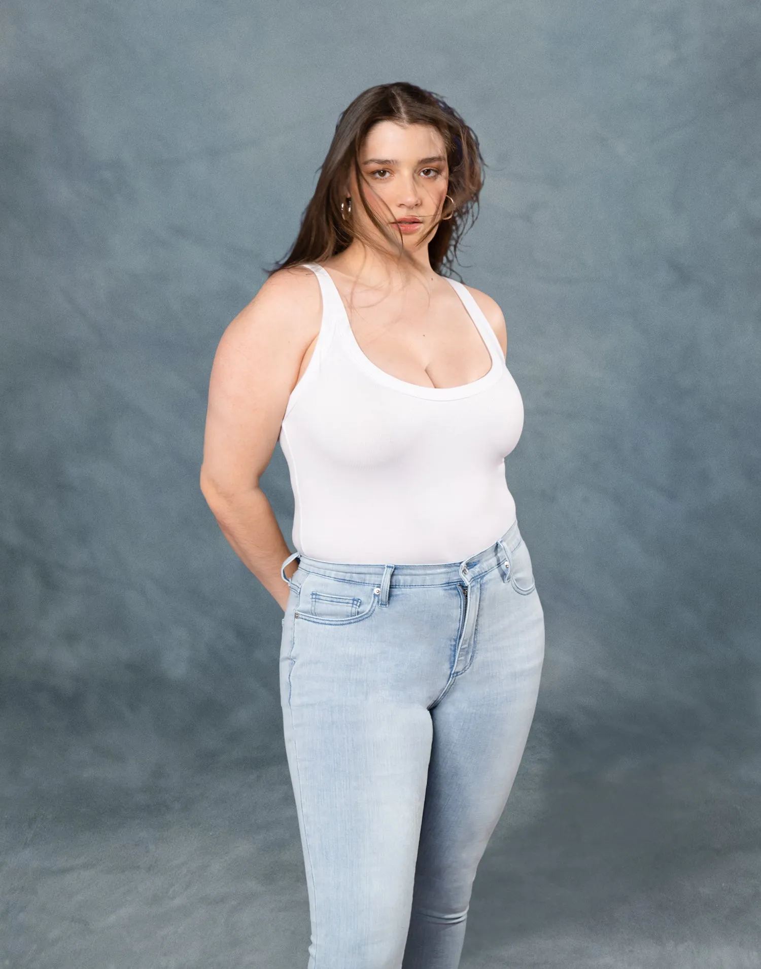 RACHEL SKINNY JEANS / SEA BREEZE sold by Yoga Jeans