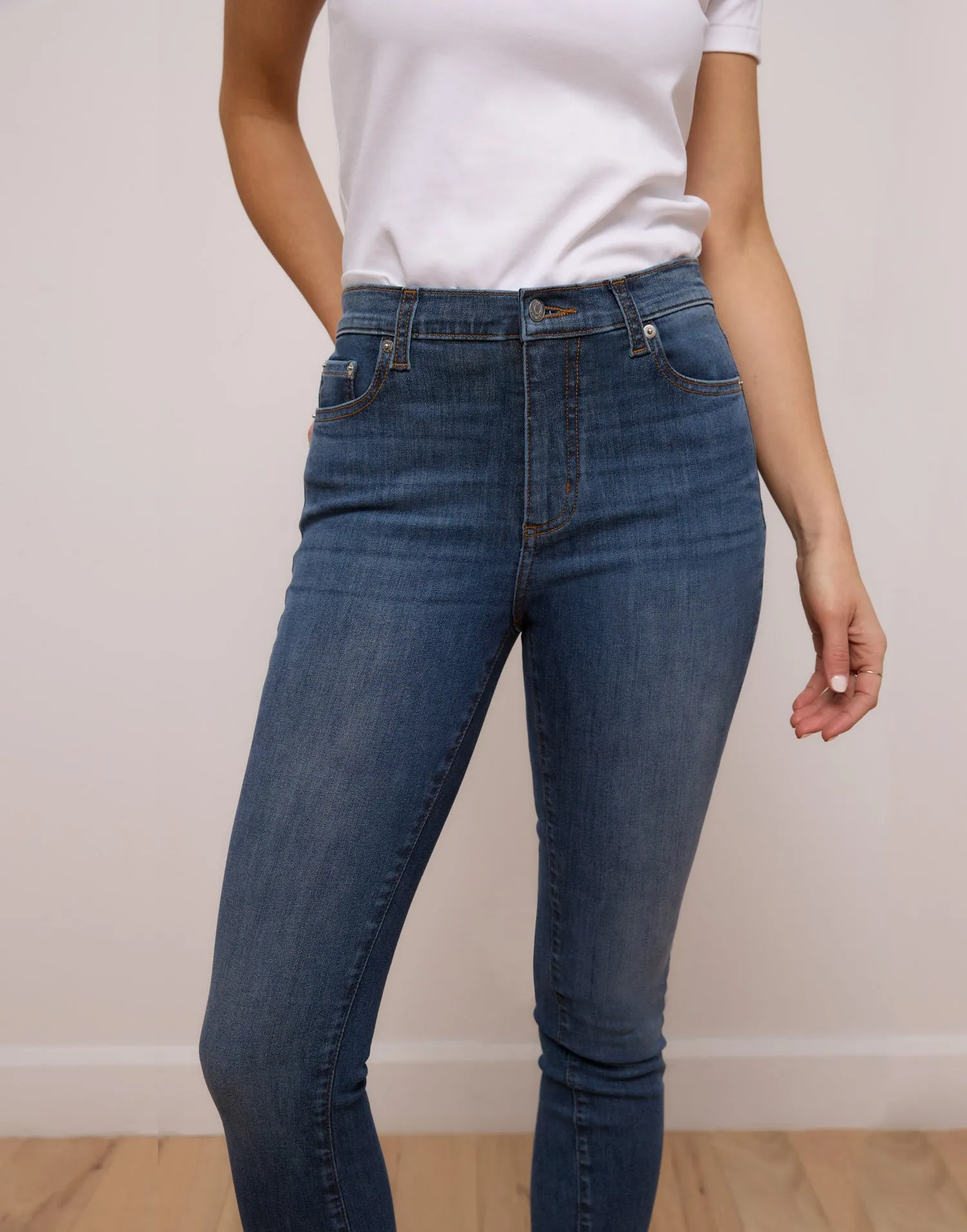 RACHEL SKINNY JEANS / BLUE DEPTHS sold by Yoga Jeans product image thumbnail 3