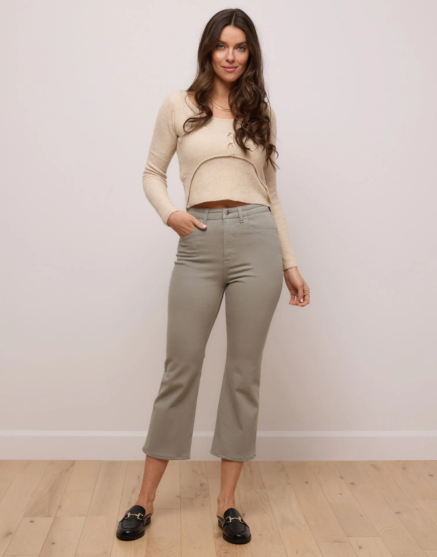 ALEX BOOTCUT JEANS / SEA GRASS sold by Yoga Jeans product image thumbnail 5