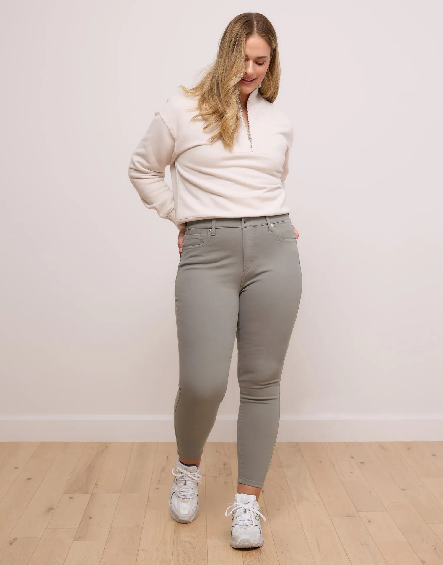 RACHEL SKINNY JEANS / SEA GRASS sold by Yoga Jeans product image thumbnail 5