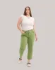 CHLOE STRAIGHT JEANS / GREEN EYES sold by Yoga Jeans