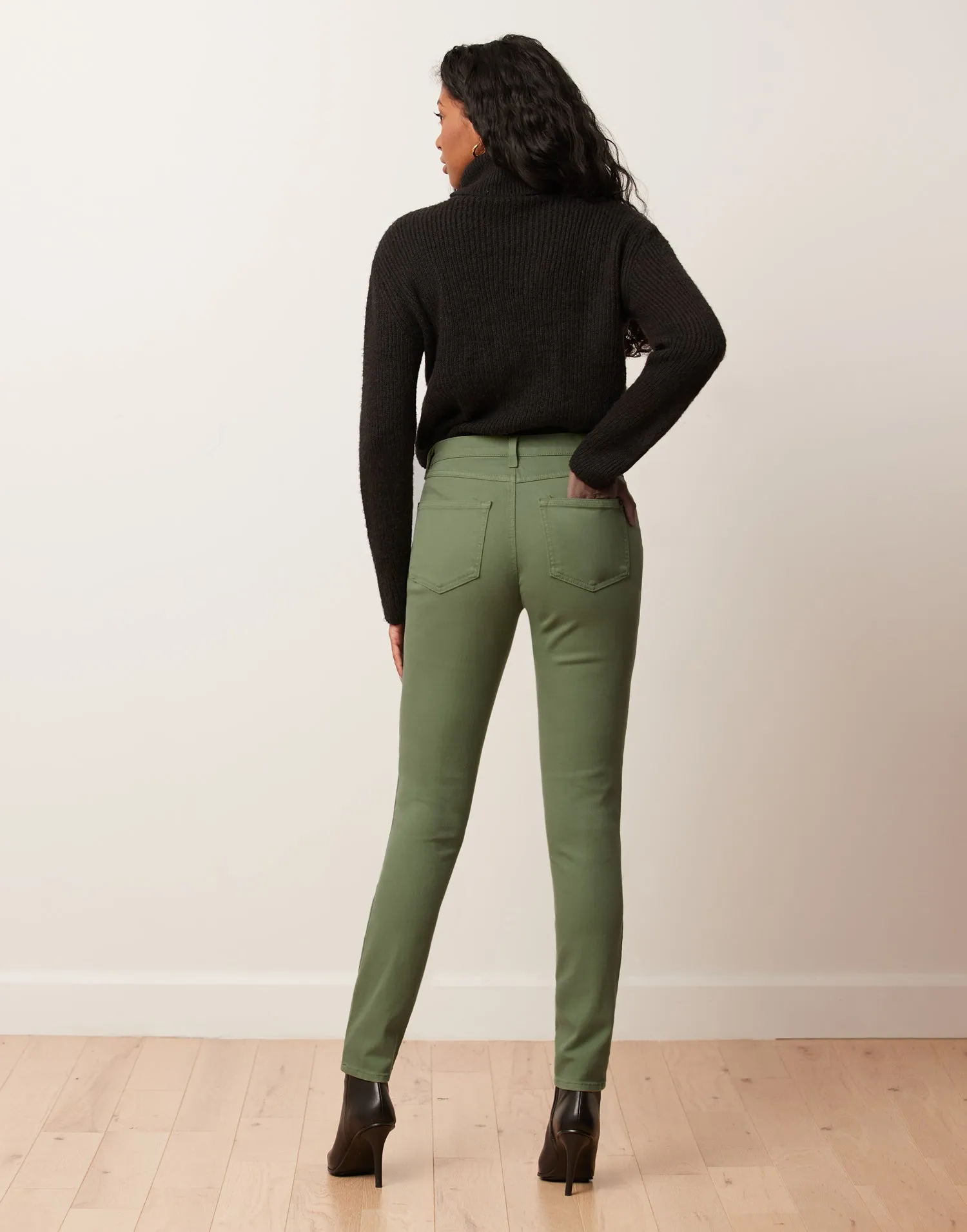 RACHEL SKINNY JEANS / WATERCRESS sold by Yoga Jeans product image thumbnail 4
