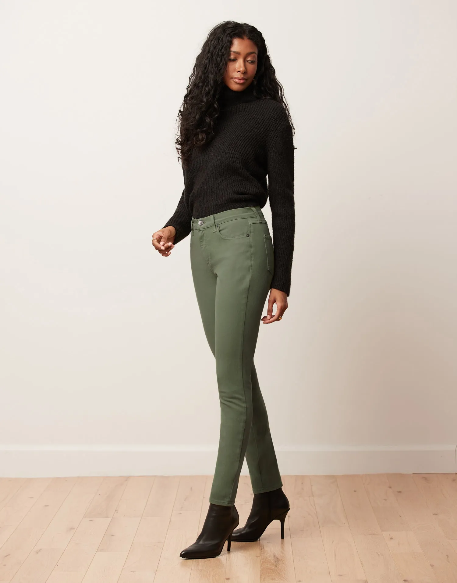 RACHEL SKINNY JEANS / WATERCRESS sold by Yoga Jeans product image thumbnail 3