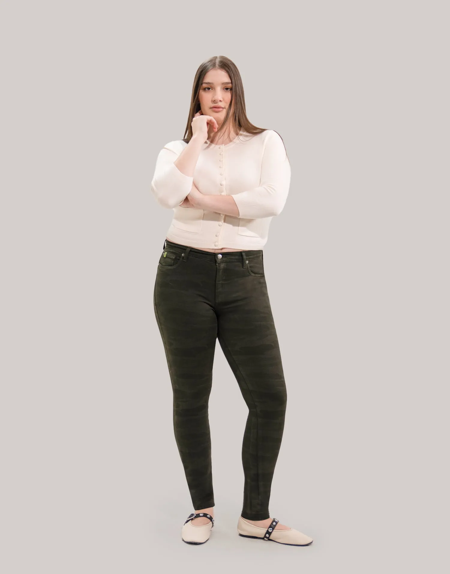 RACHEL SKINNY JEANS / TRUE CAMO sold by Yoga Jeans product image thumbnail 2