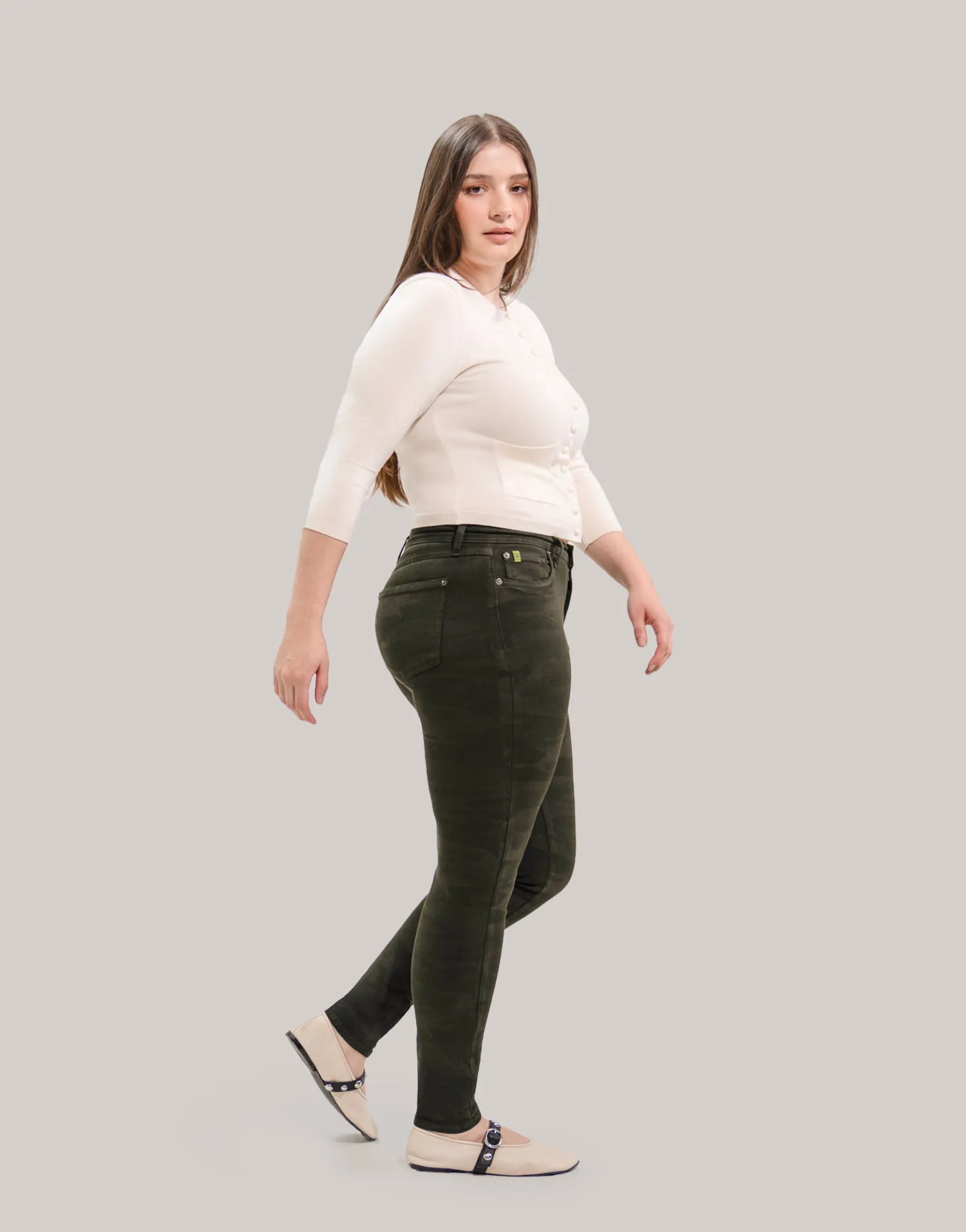 RACHEL SKINNY JEANS / TRUE CAMO sold by Yoga Jeans product image thumbnail 3