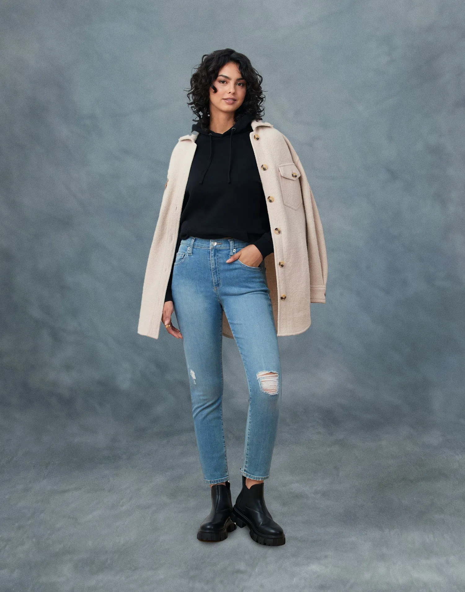 EMILY SLIM JEANS / REBEL sold by Yoga Jeans