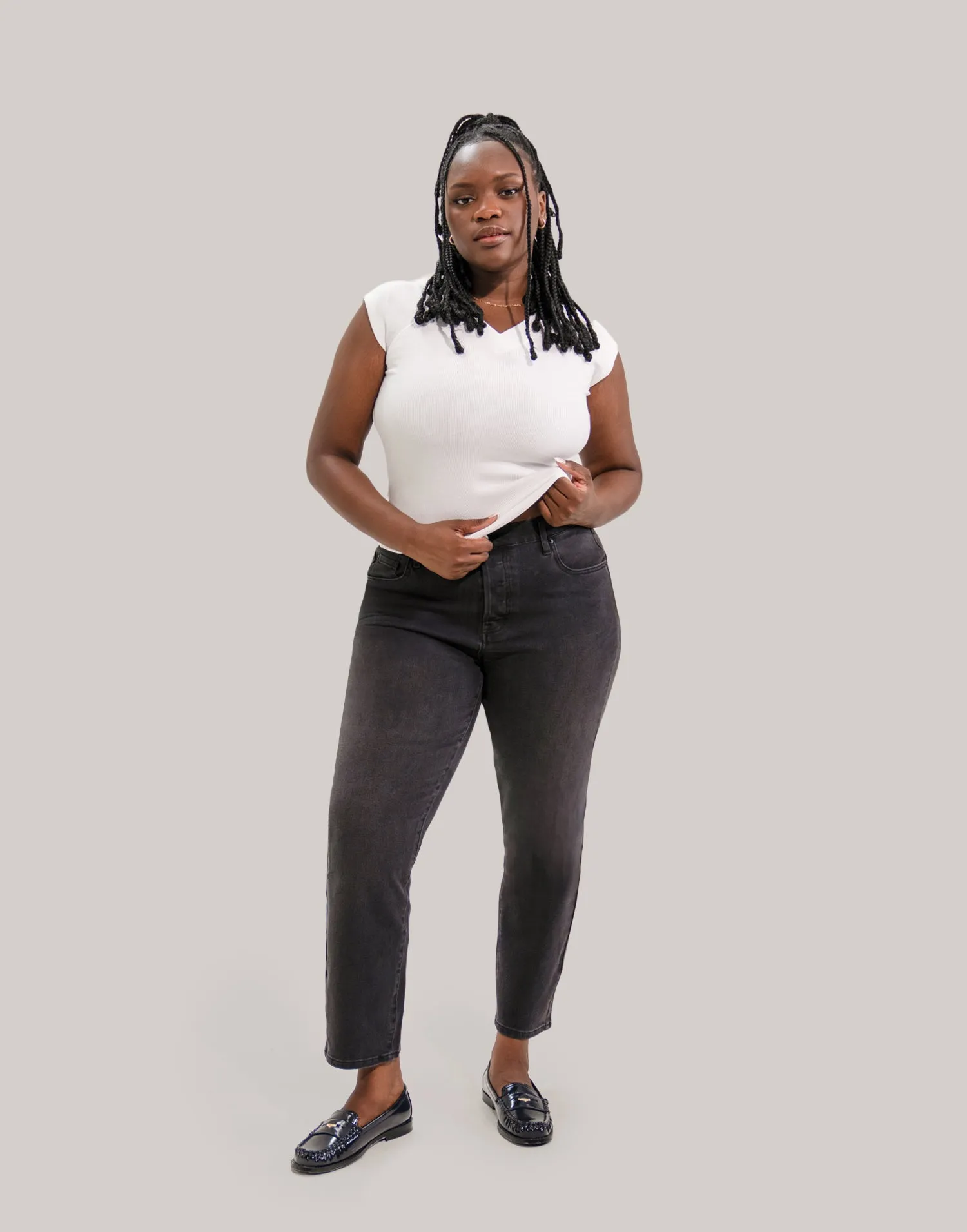 EMILY SLIM JEANS / WASHED BLACK sold by Yoga Jeans product image thumbnail 2