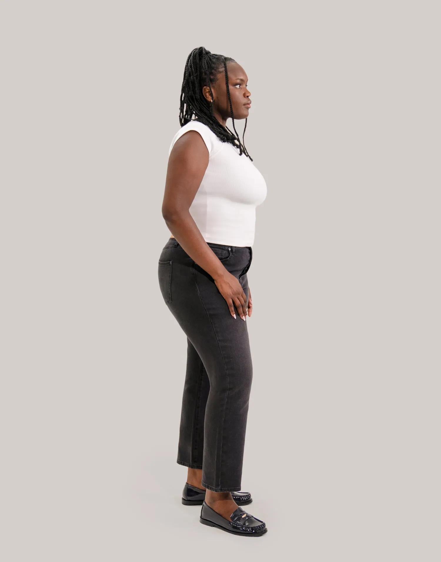 EMILY SLIM JEANS / WASHED BLACK sold by Yoga Jeans product image thumbnail 3