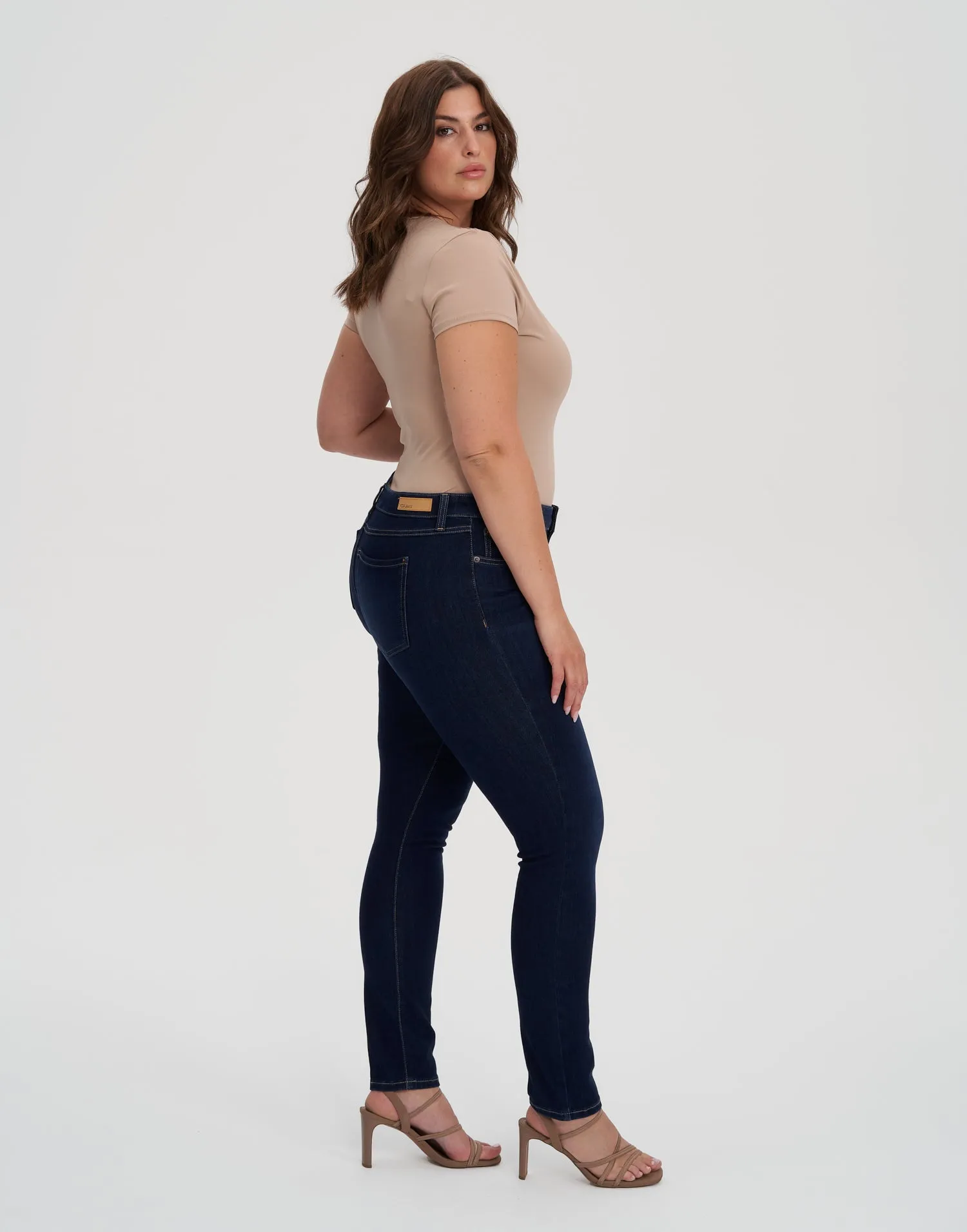 RACHEL SKINNY JEANS / 30" DARK INDIE sold by Yoga Jeans product image thumbnail 2