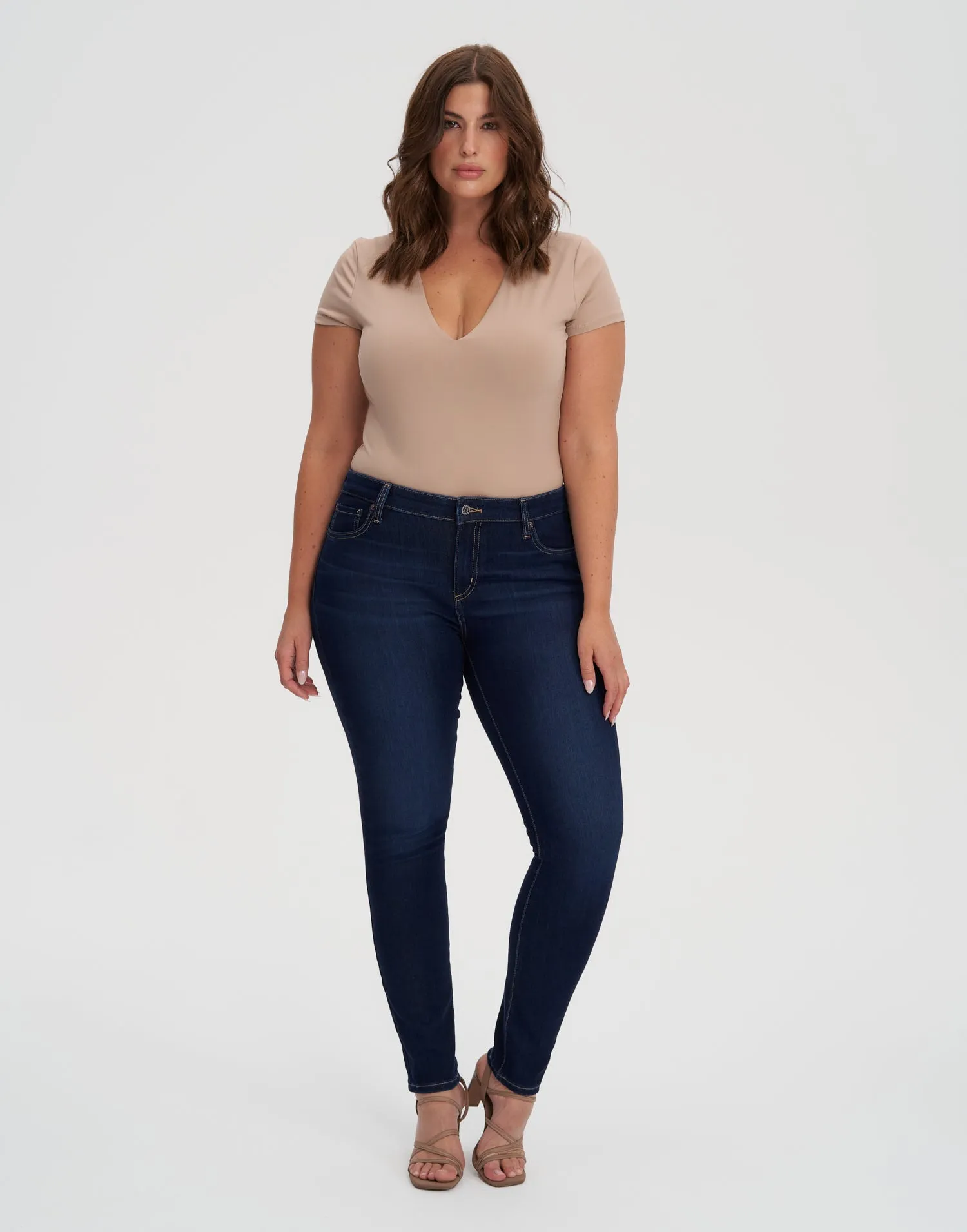 RACHEL SKINNY JEANS / 30" DARK INDIE sold by Yoga Jeans