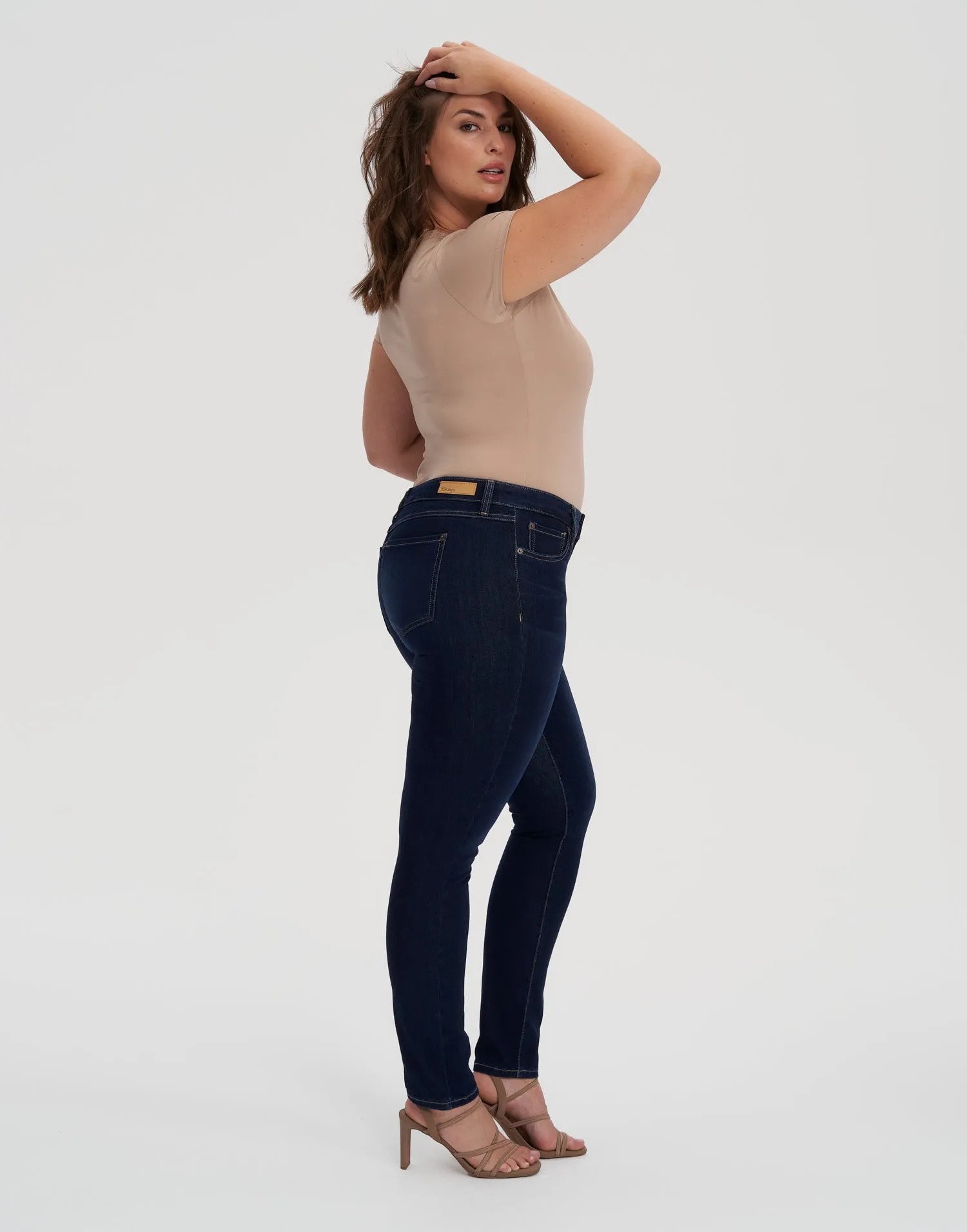 RACHEL SKINNY JEANS / 30" DARK INDIE sold by Yoga Jeans product image thumbnail 5