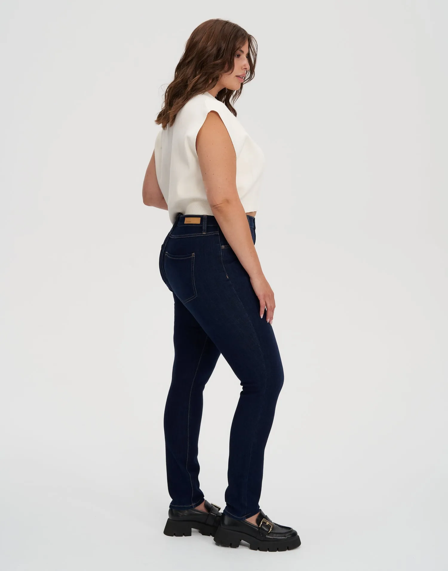 RACHEL SKINNY JEANS / 30" DARK INDIE sold by Yoga Jeans product image thumbnail 2
