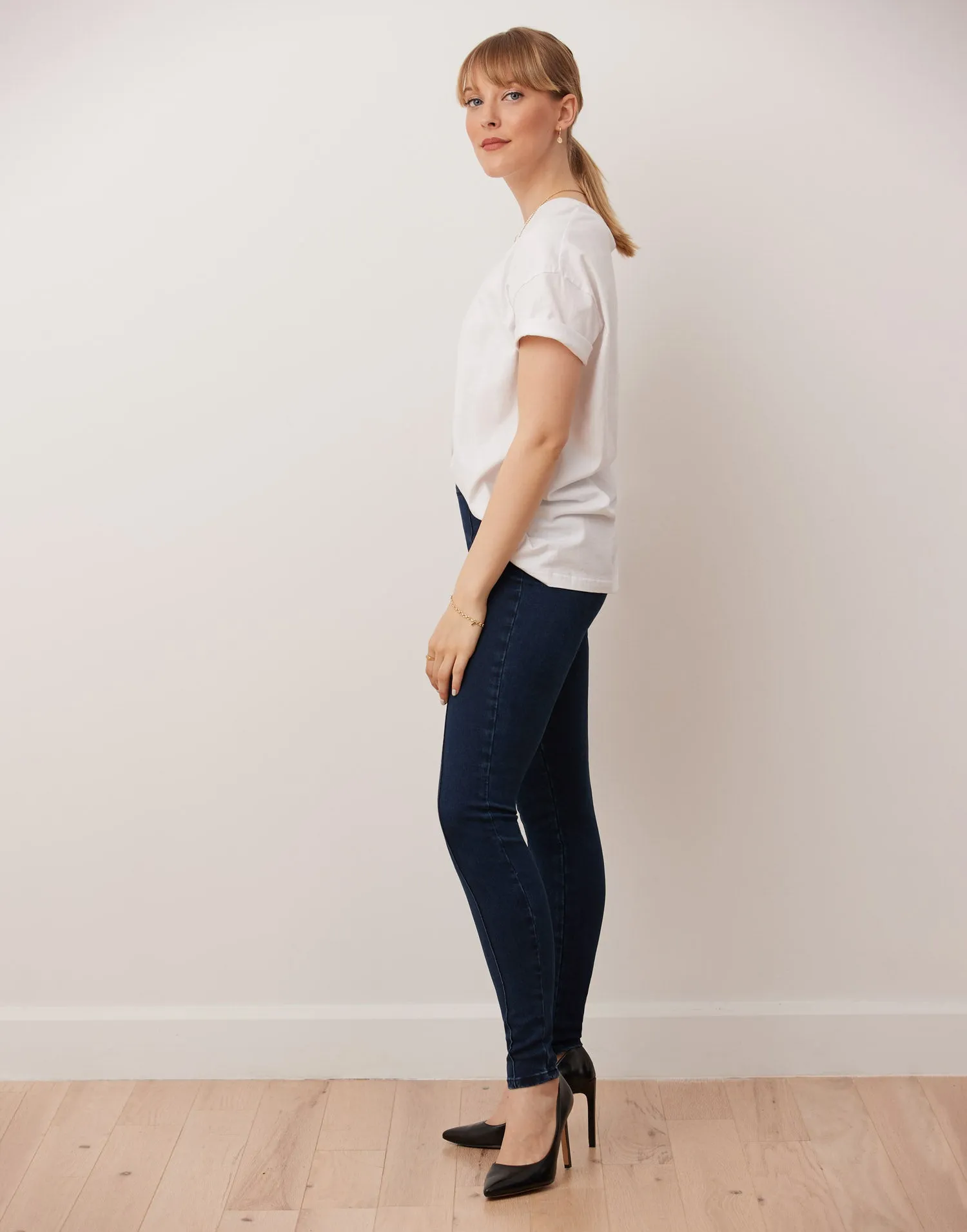 RACHEL SKINNY JEANS / NAUTICAL BLUE sold by Yoga Jeans product image thumbnail 2