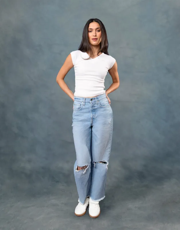 CHLOE STRAIGHT JEANS / BLISS sold by Yoga Jeans