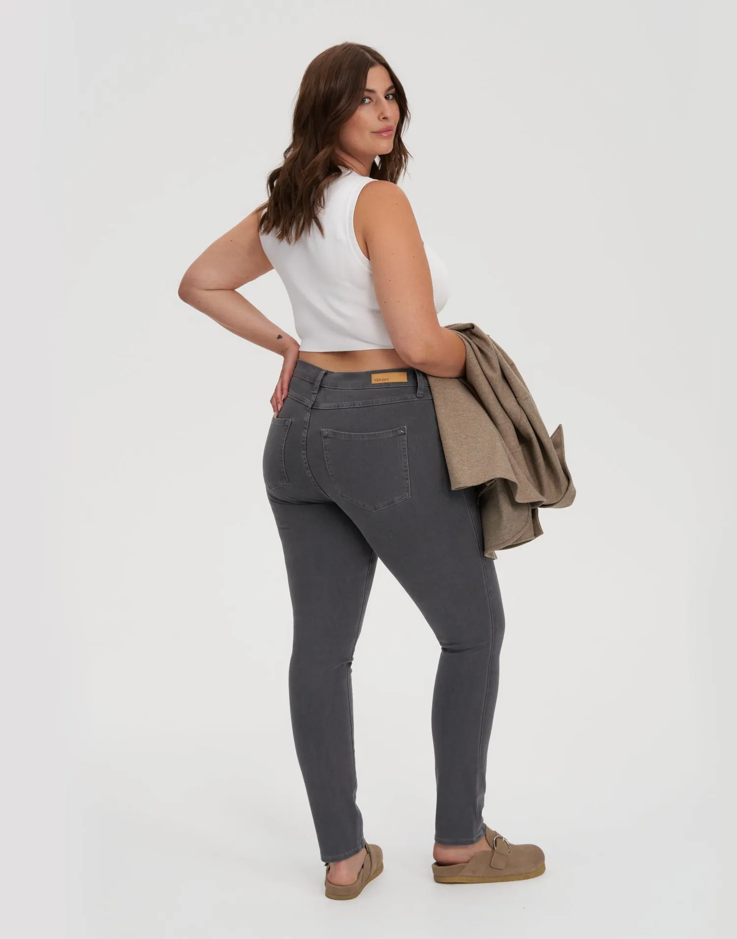 RACHEL SKINNY JEANS /30" GREY STEEL sold by Yoga Jeans product image thumbnail 4