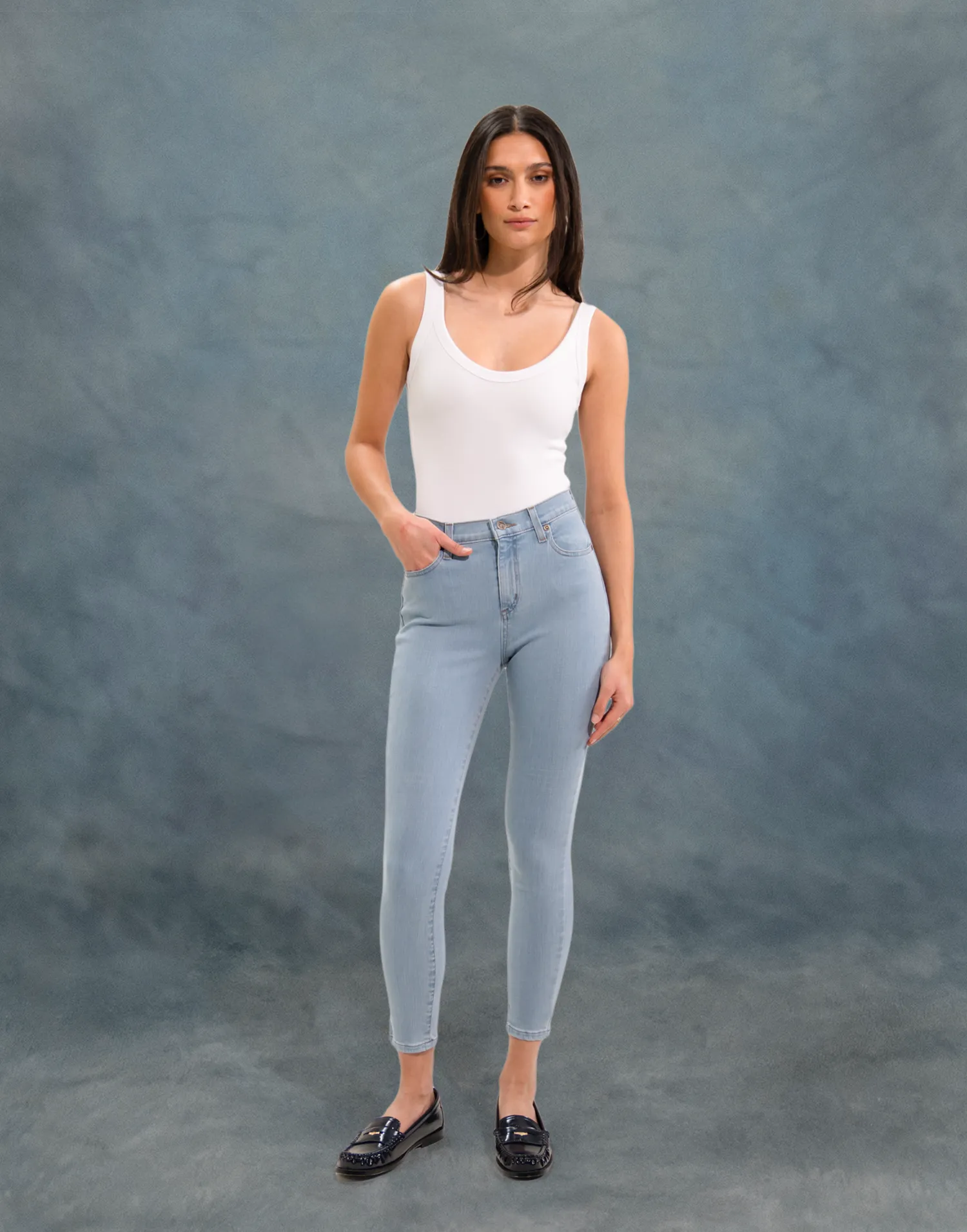 RACHEL SKINNY JEANS / LIGHTHOUSE sold by Yoga Jeans