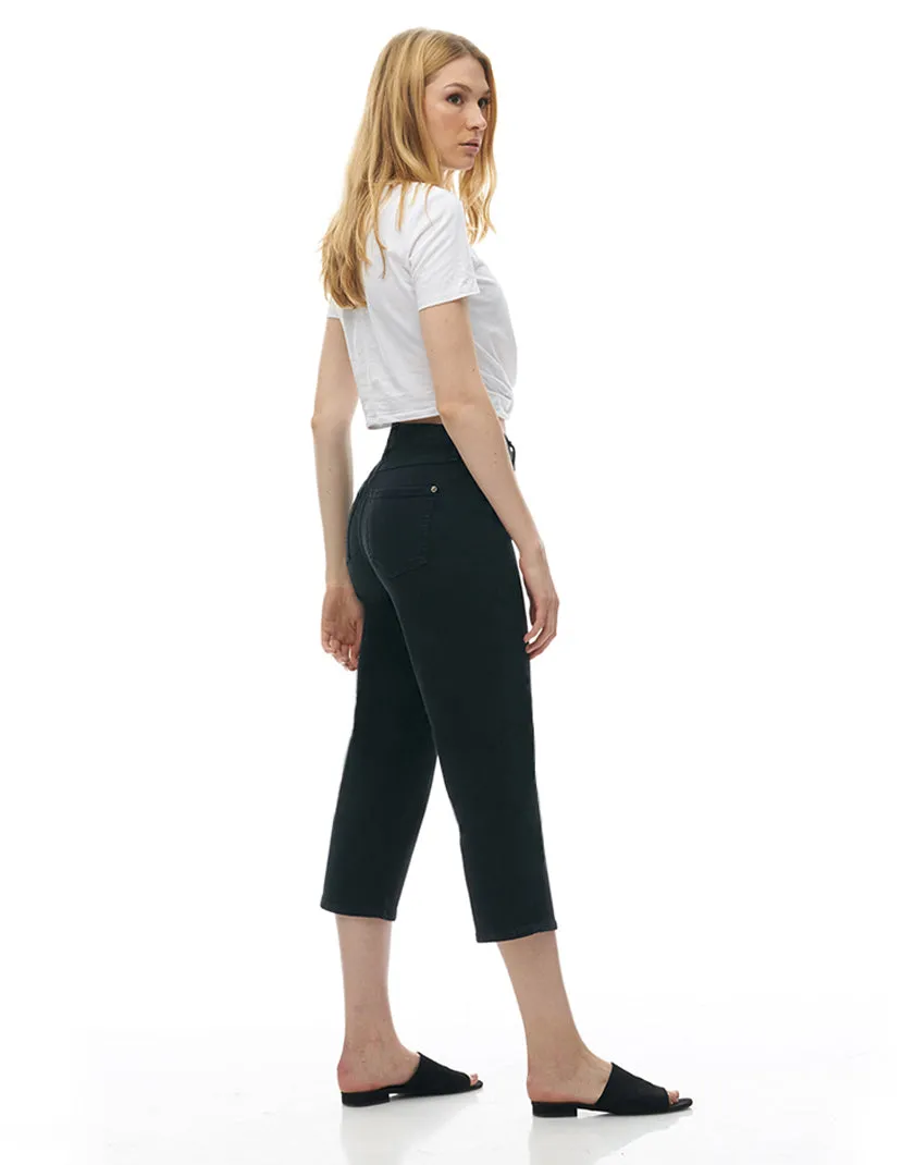 CHLOE CROP STRAIGHT JEANS / Black sold by Yoga Jeans product image thumbnail 2