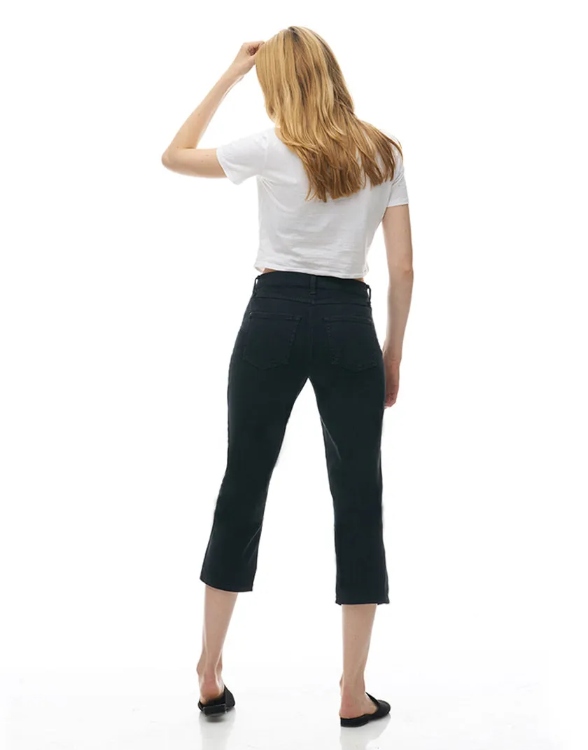 CHLOE CROP STRAIGHT JEANS / Black sold by Yoga Jeans product image thumbnail 3