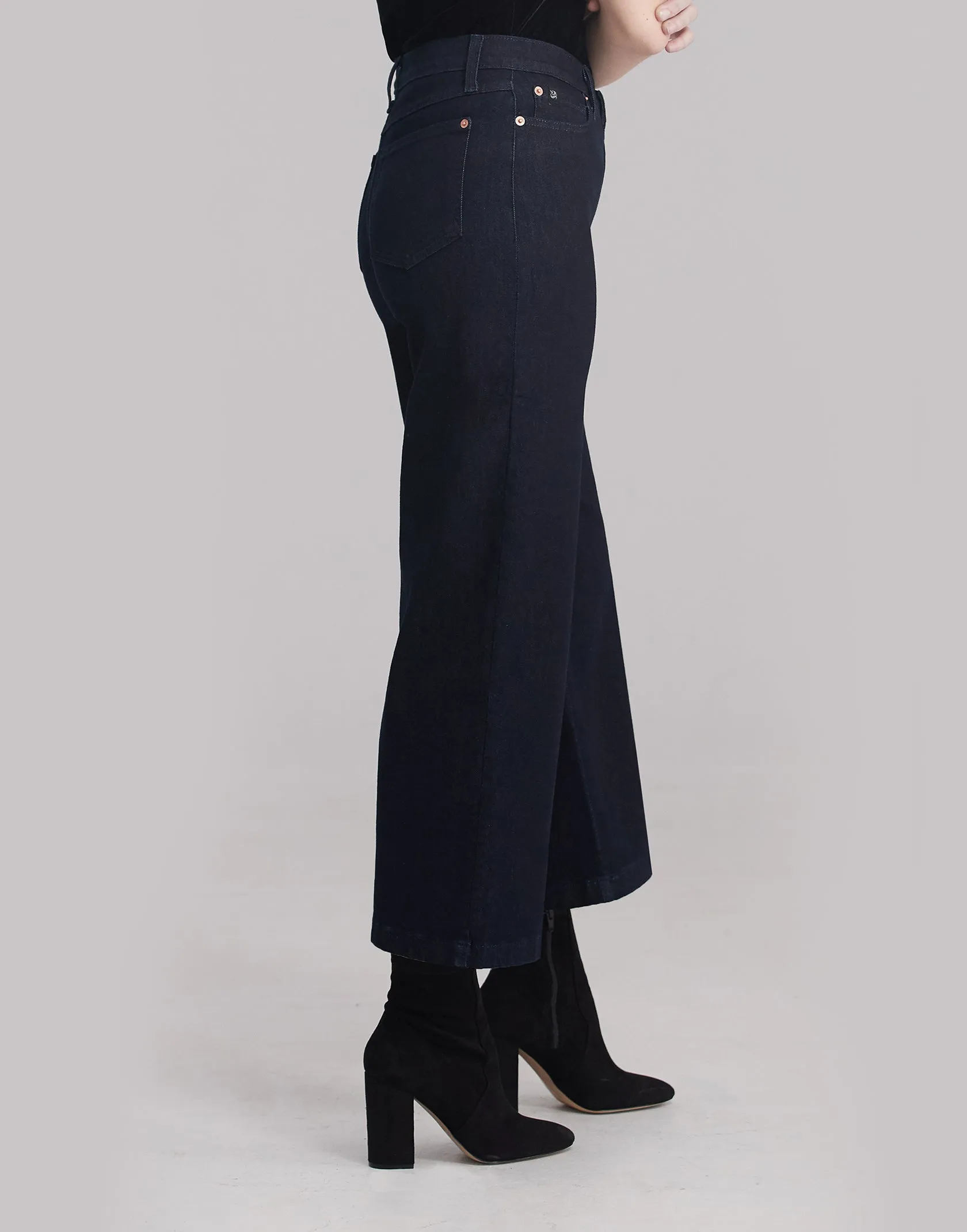 LILY WIDE LEG JEANS / AQUA sold by Yoga Jeans product image thumbnail 2