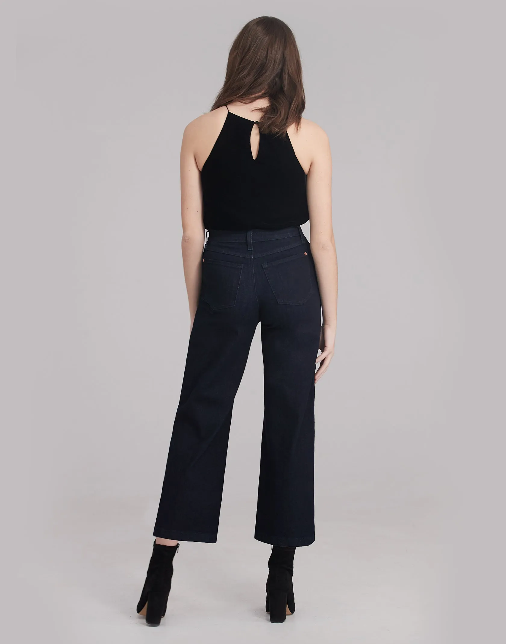 LILY WIDE LEG JEANS / AQUA sold by Yoga Jeans product image thumbnail 4