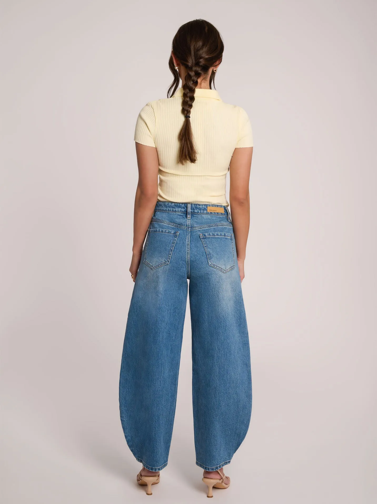 MALIA RELAXED JEANS / BLUE STEM sold by Yoga Jeans product image thumbnail 5