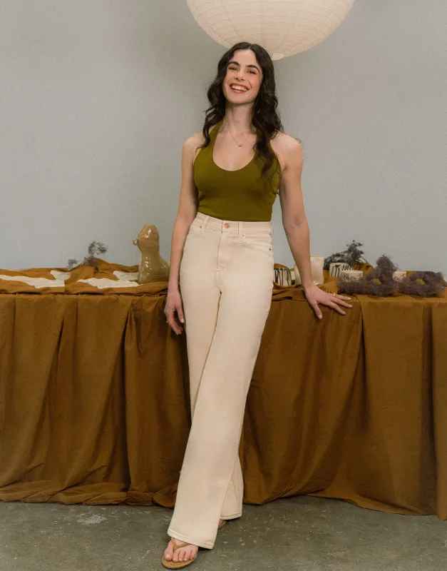 LILY WIDE LEG JEANS / BRAIDED BASKET sold by Yoga Jeans