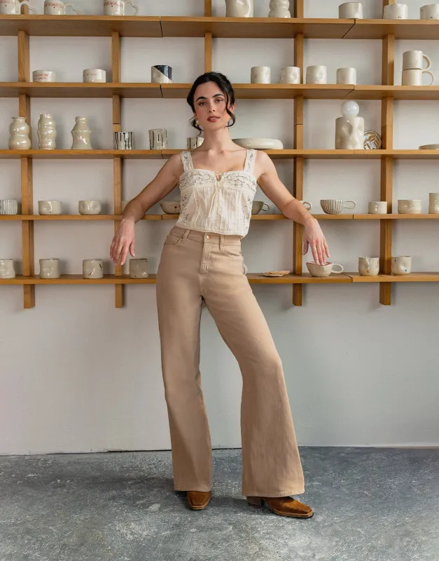 LILY WIDE LEG JEANS / PAMPAS sold by Yoga Jeans