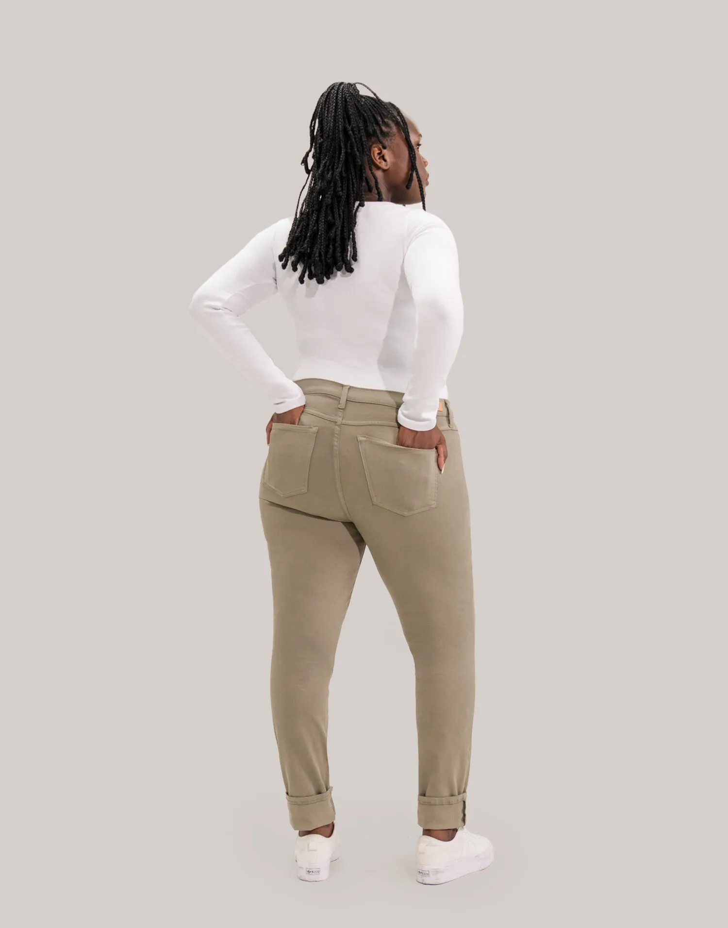 RACHEL SKINNY JEANS / VETIVER sold by Yoga Jeans product image thumbnail 4