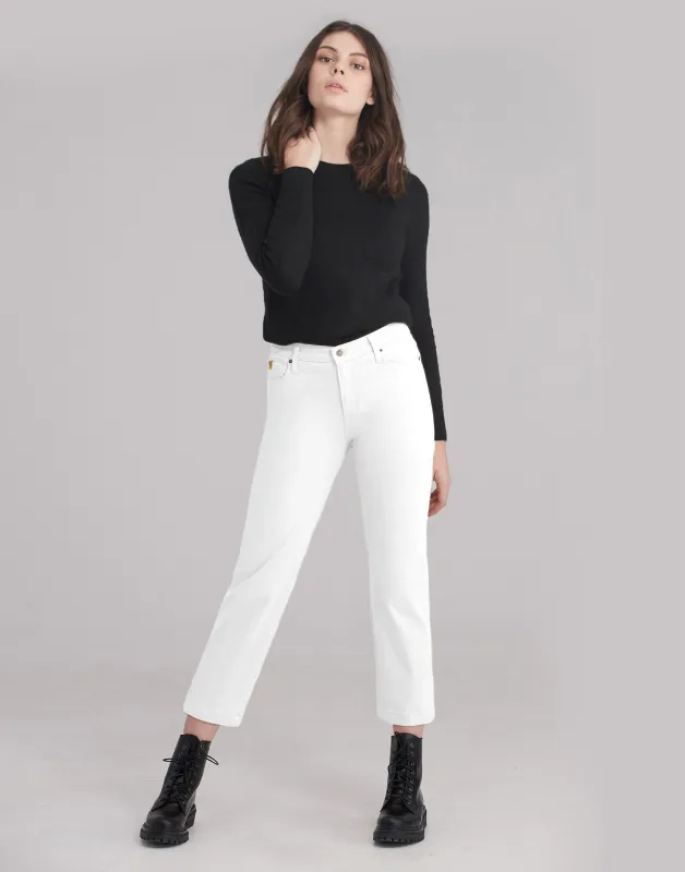 CHLOE STRAIGHT JEANS / WHITE sold by Yoga Jeans