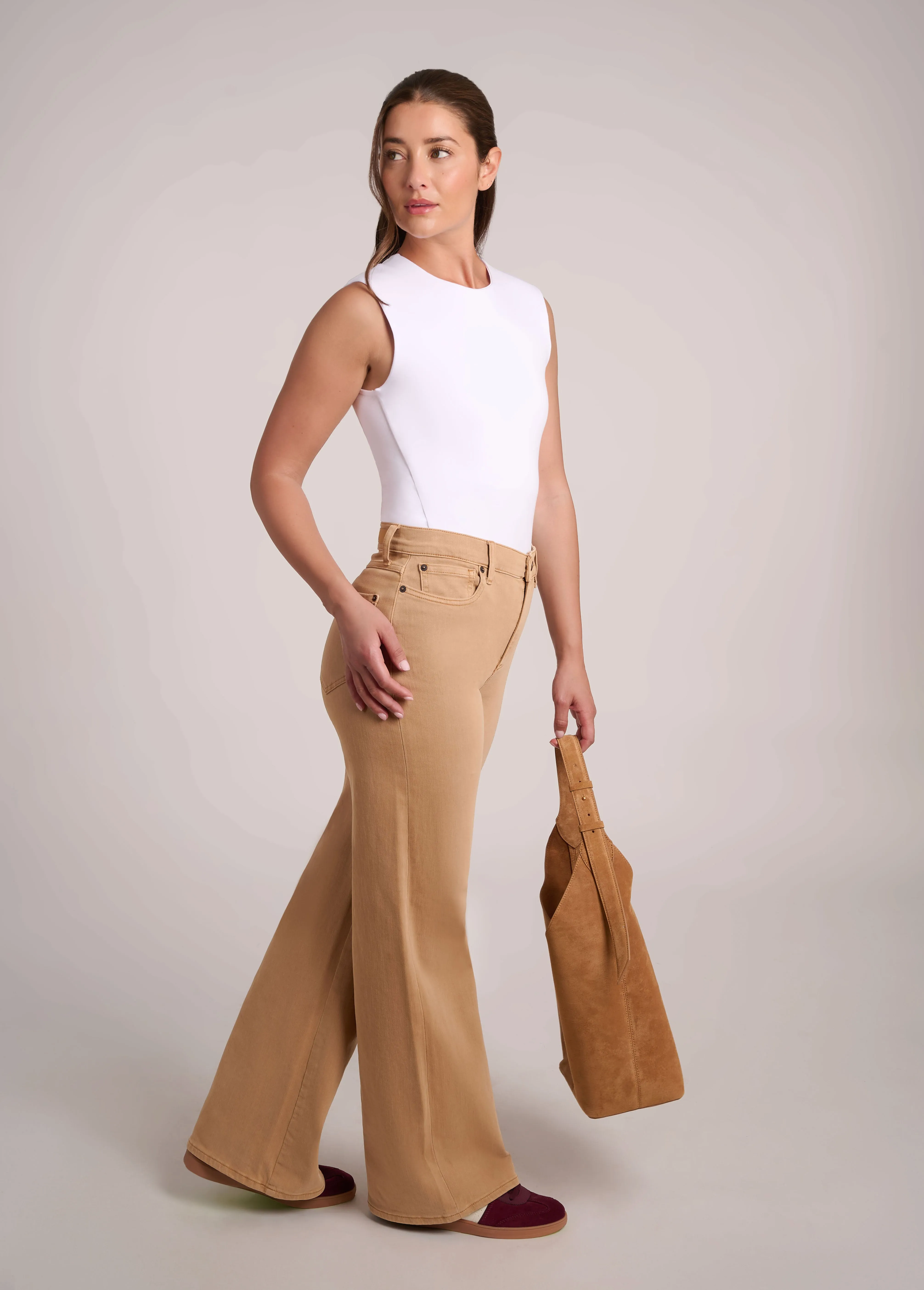 LILY WIDE LEG JEANS / Dust sold by Yoga Jeans product image thumbnail 3