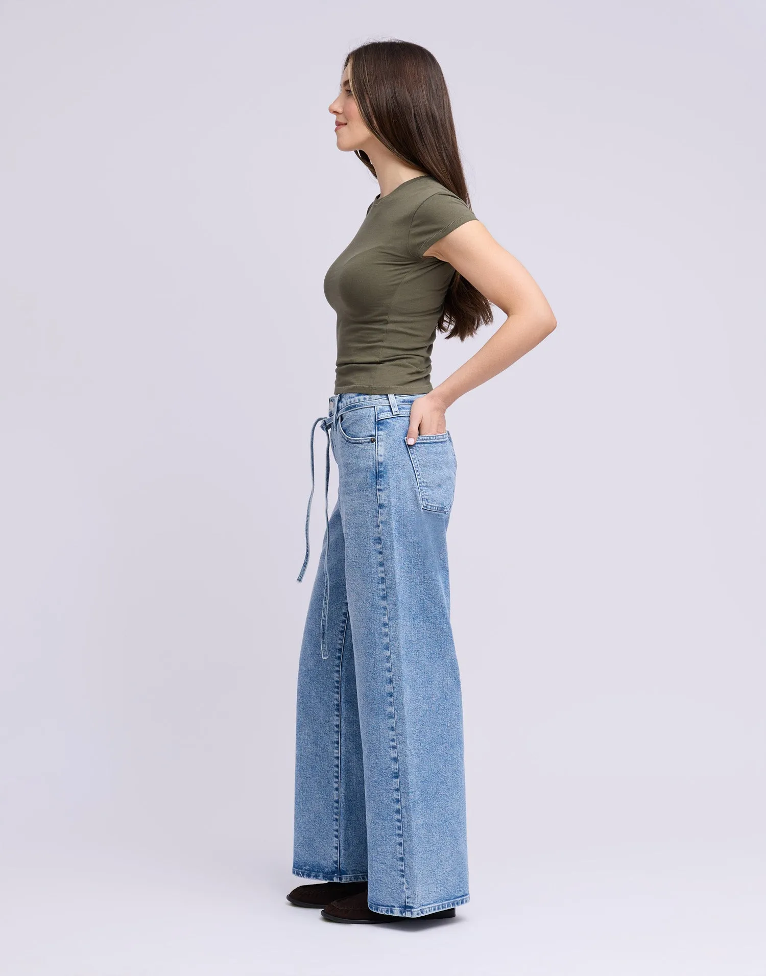LILY WIDE LEG JEANS / JANE sold by Yoga Jeans product image thumbnail 4