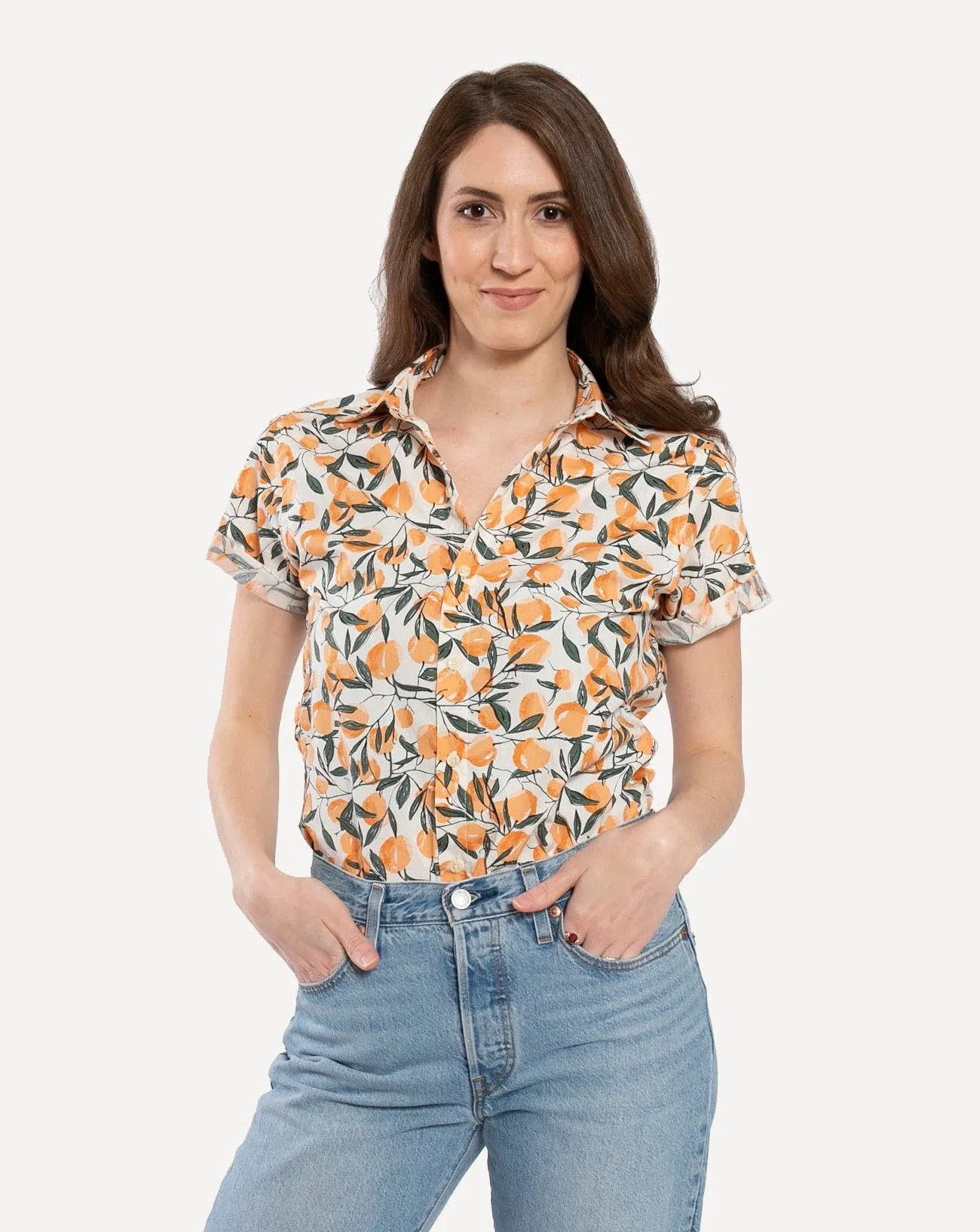 Short Sleeve Dylan Shirt | Peaches sold by 18 Waits product image thumbnail 2