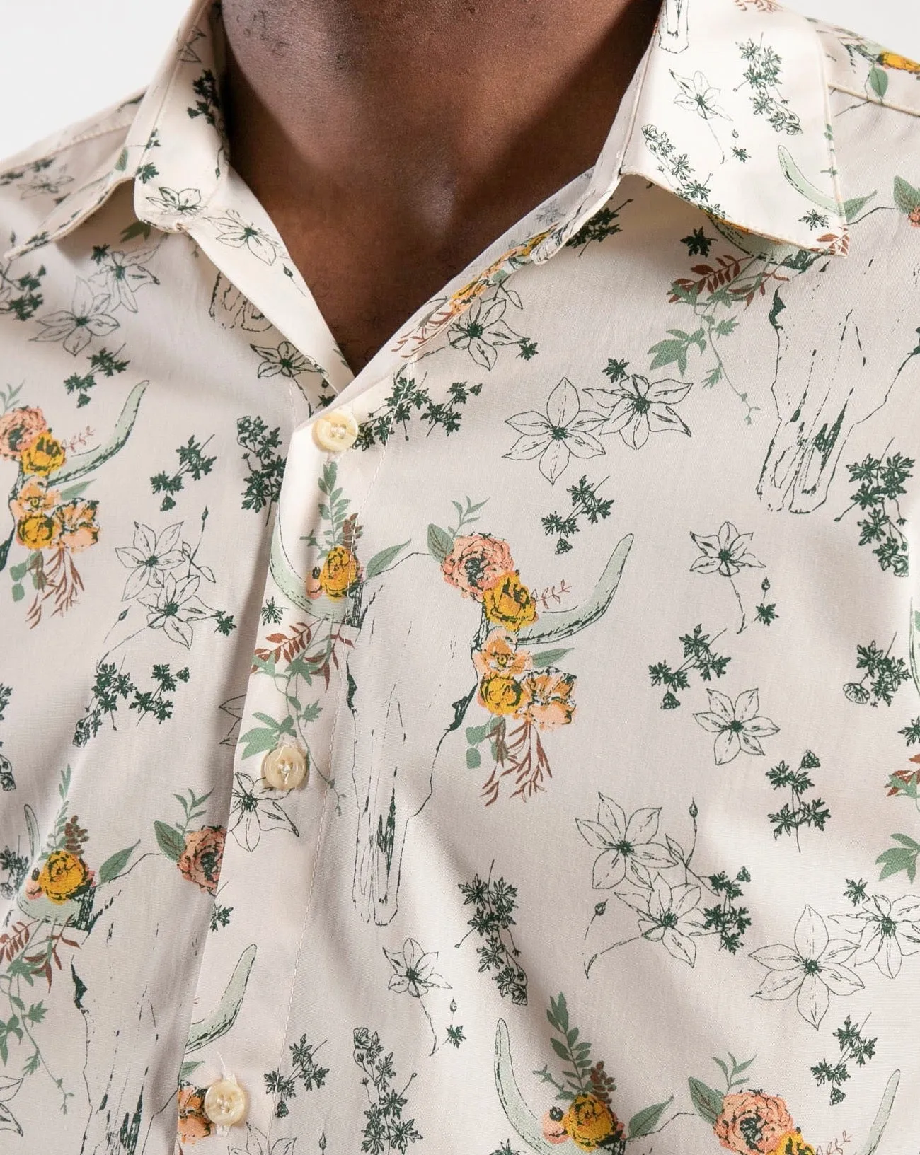 Short Sleeve Dylan Shirt | Skulls & Roses sold by 18 Waits product image thumbnail 5