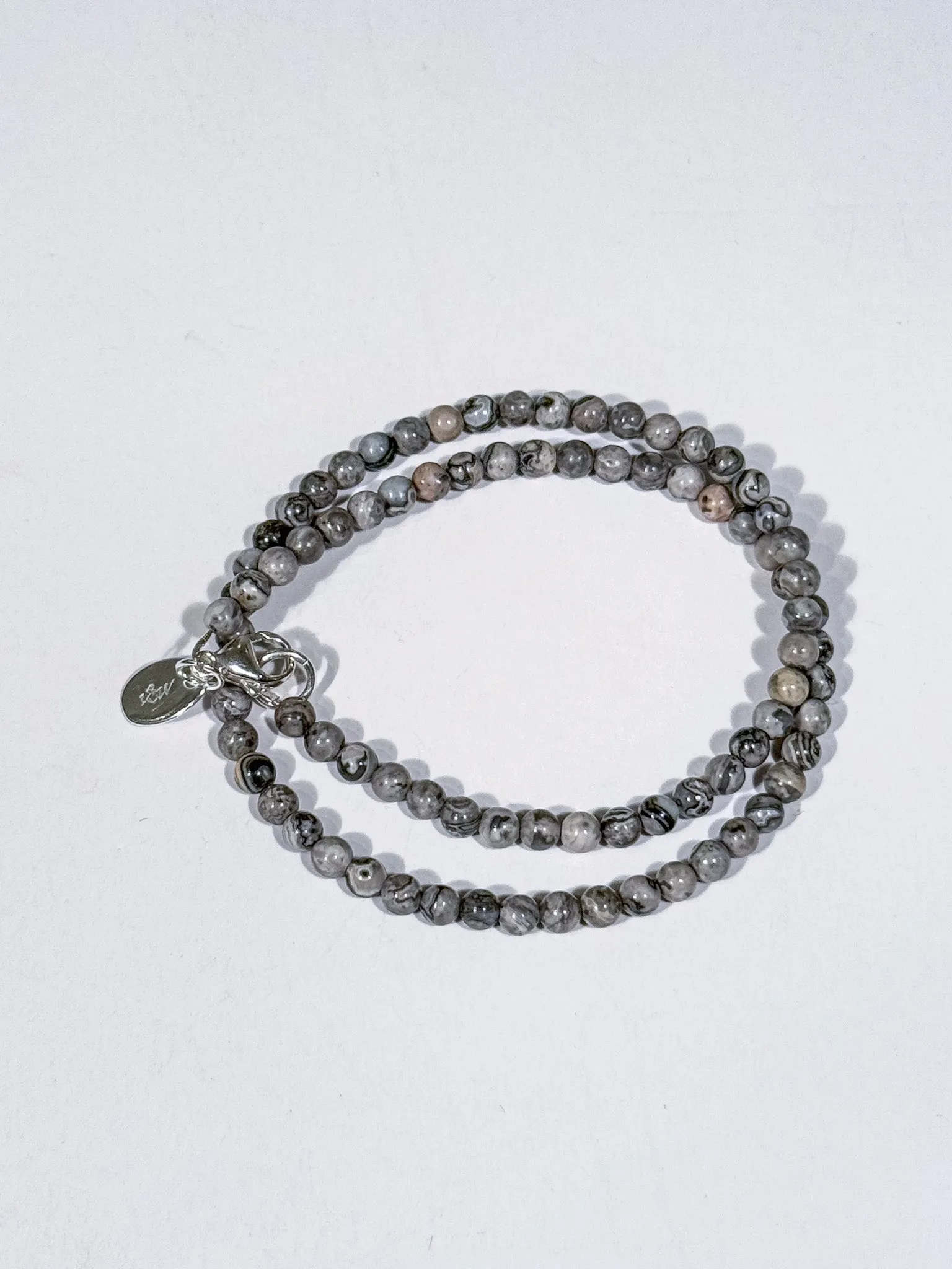Aloha Stone Bracelet | Grey Cats Eye sold by 18 Waits