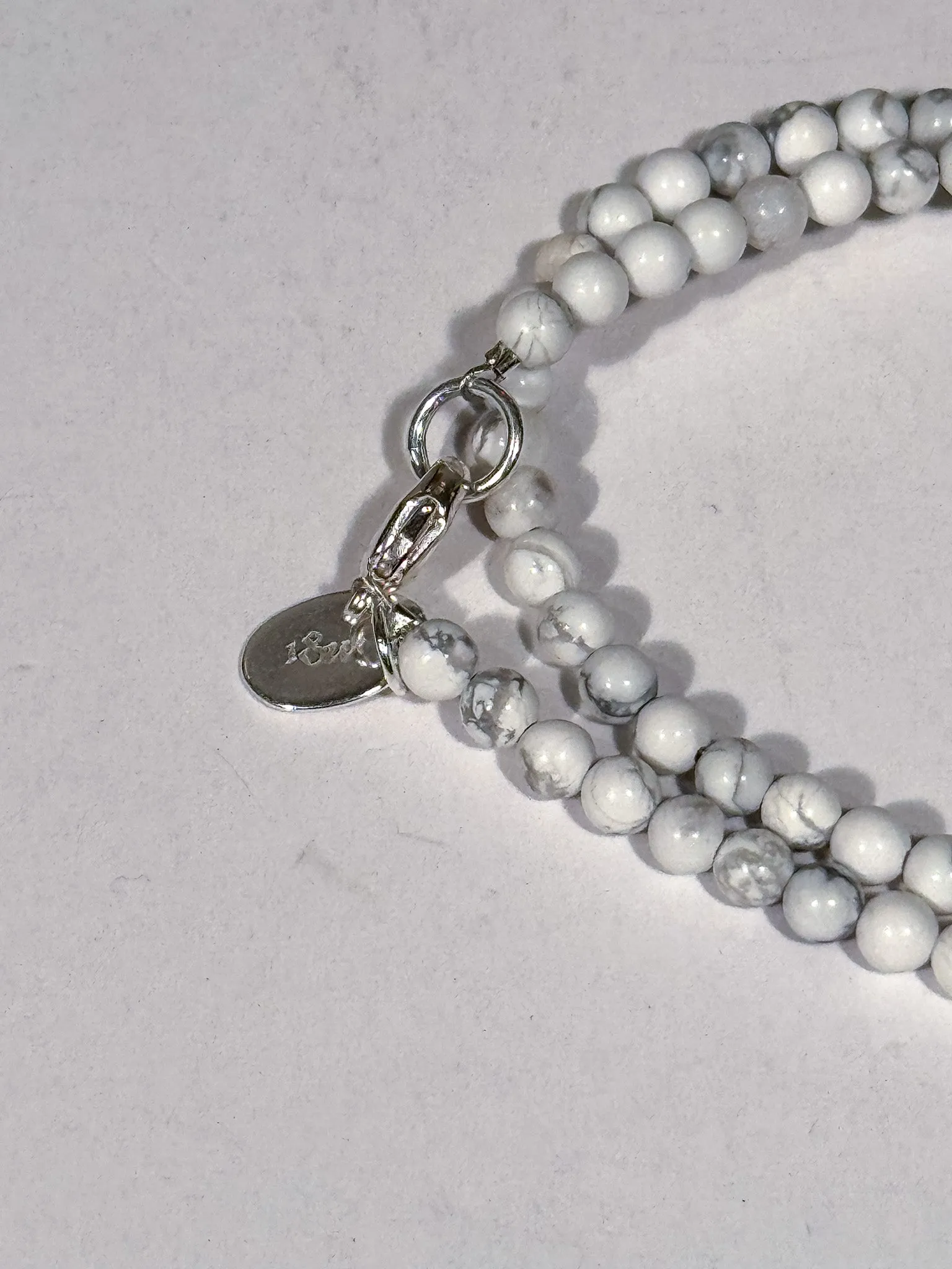 Aloha Stone Bracelet | White Marble sold by 18 Waits product image thumbnail 2