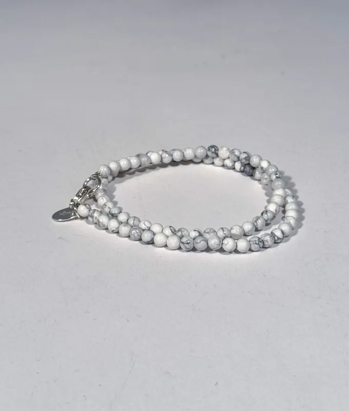 Aloha Stone Bracelet | White Marble sold by 18 Waits