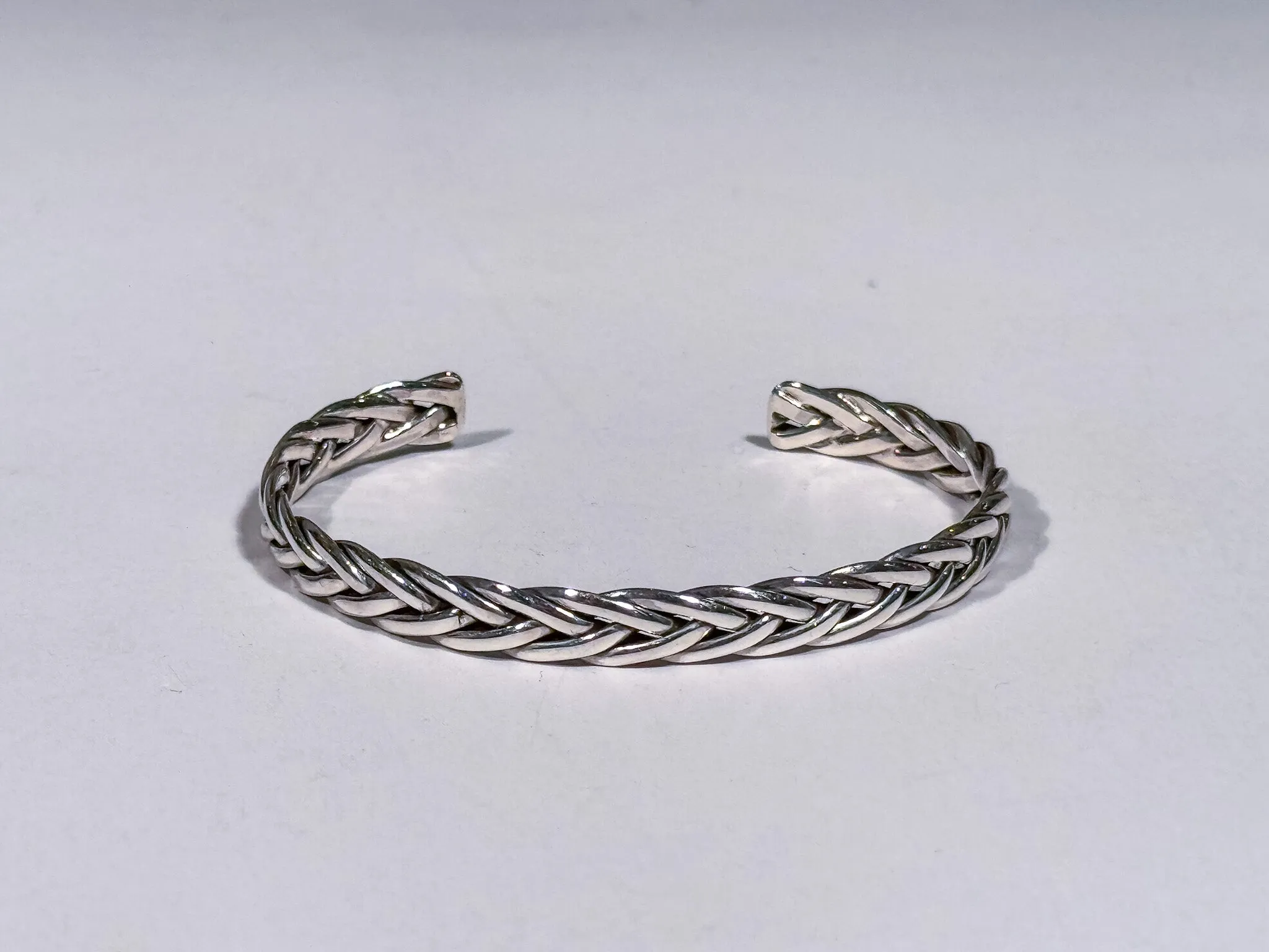 The Cuff Series | Braided Silver sold by 18 Waits product image thumbnail 2