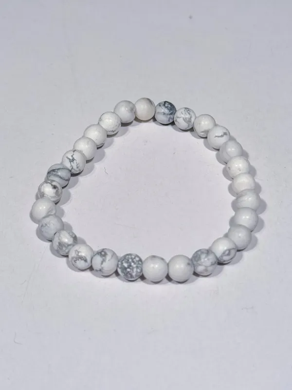 Stone Bracelet | White Marble sold by 18 Waits