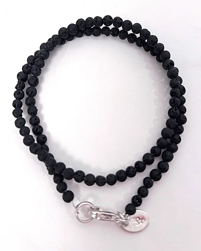 Aloha Stone Bracelet | Volcanic Ash sold by 18 Waits