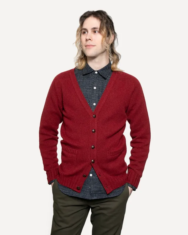 The Highland V Cardigan | Russet sold by 18 Waits