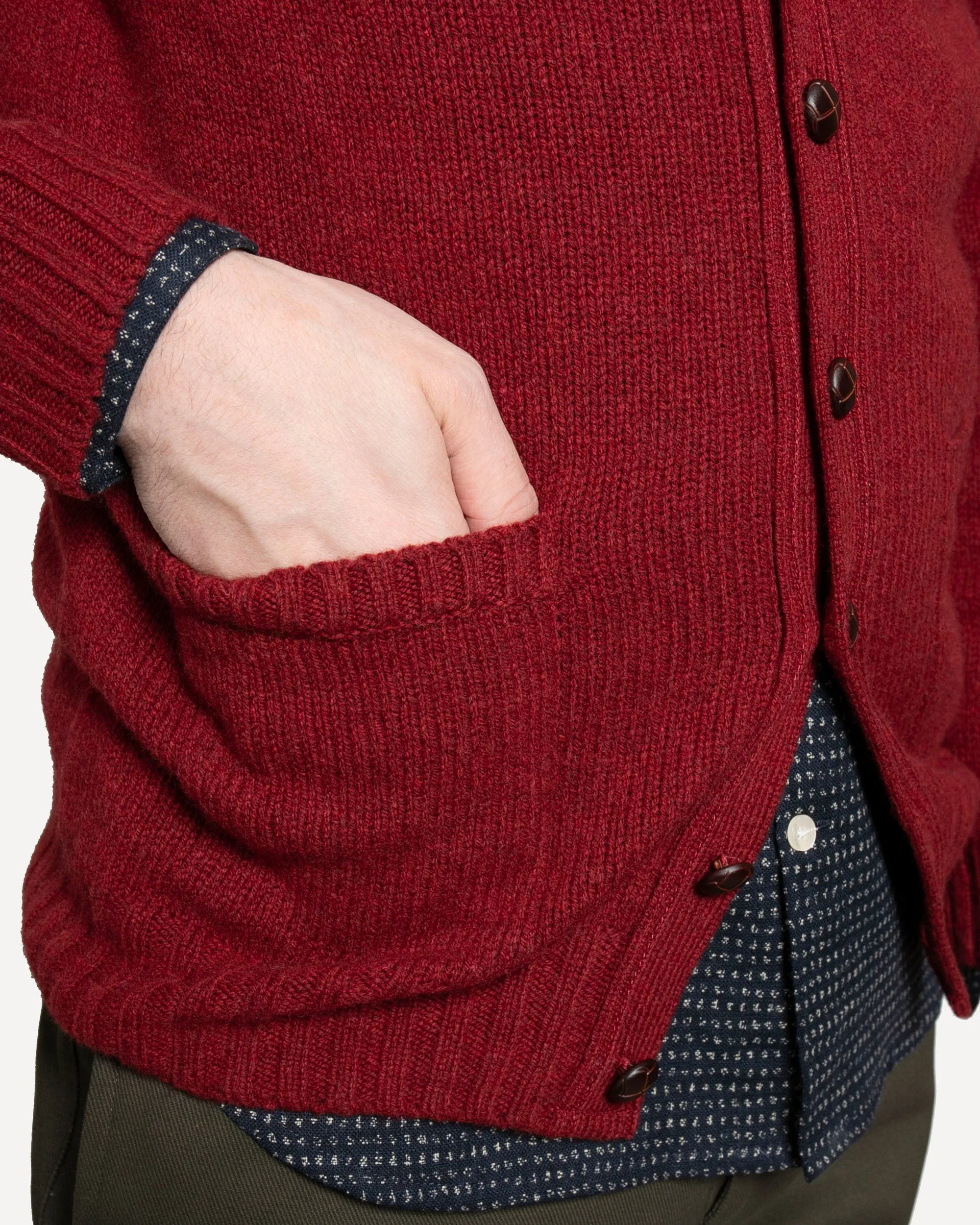 The Highland V Cardigan | Russet sold by 18 Waits product image thumbnail 4