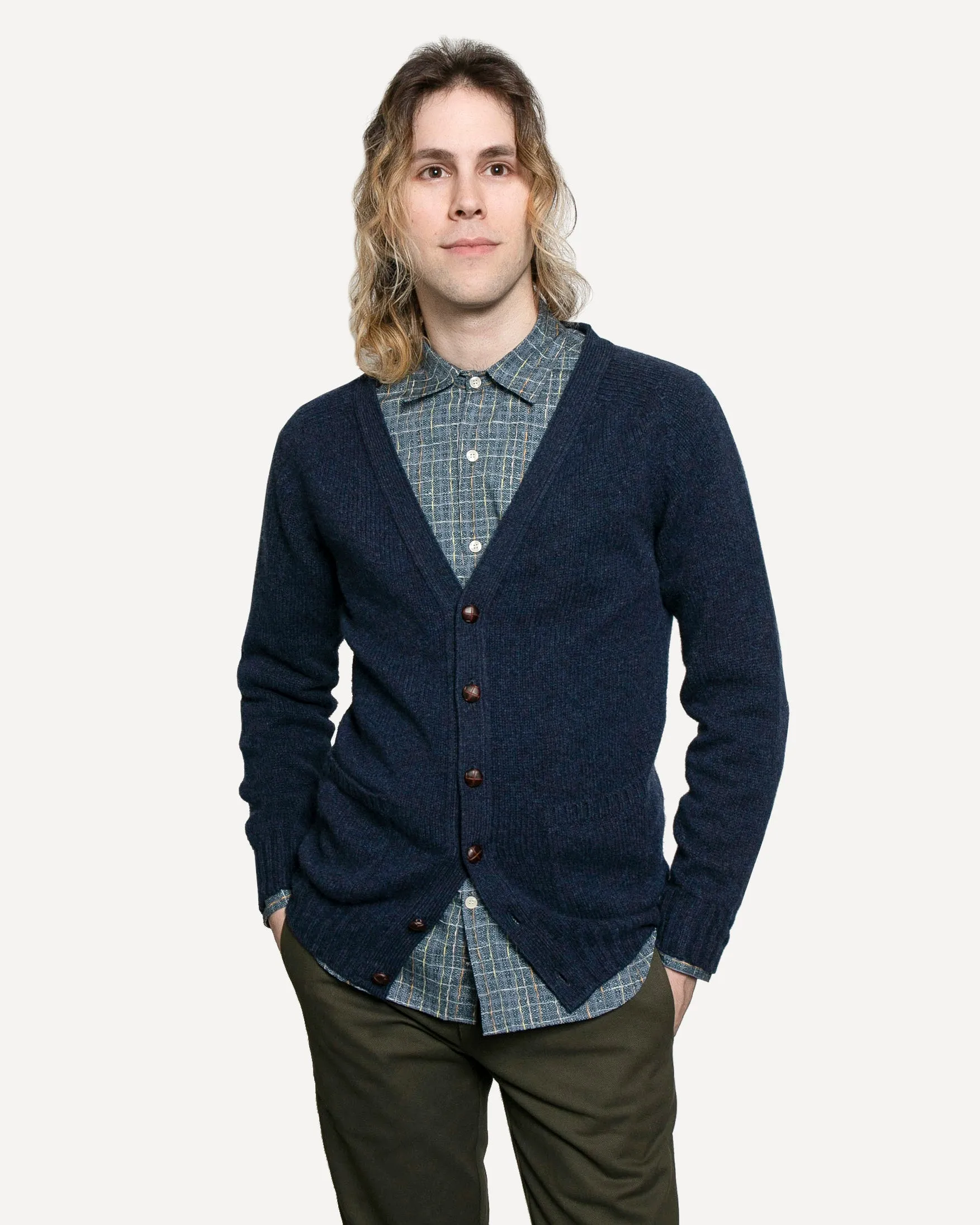 The Highland V Cardigan | Cosmos sold by 18 Waits
