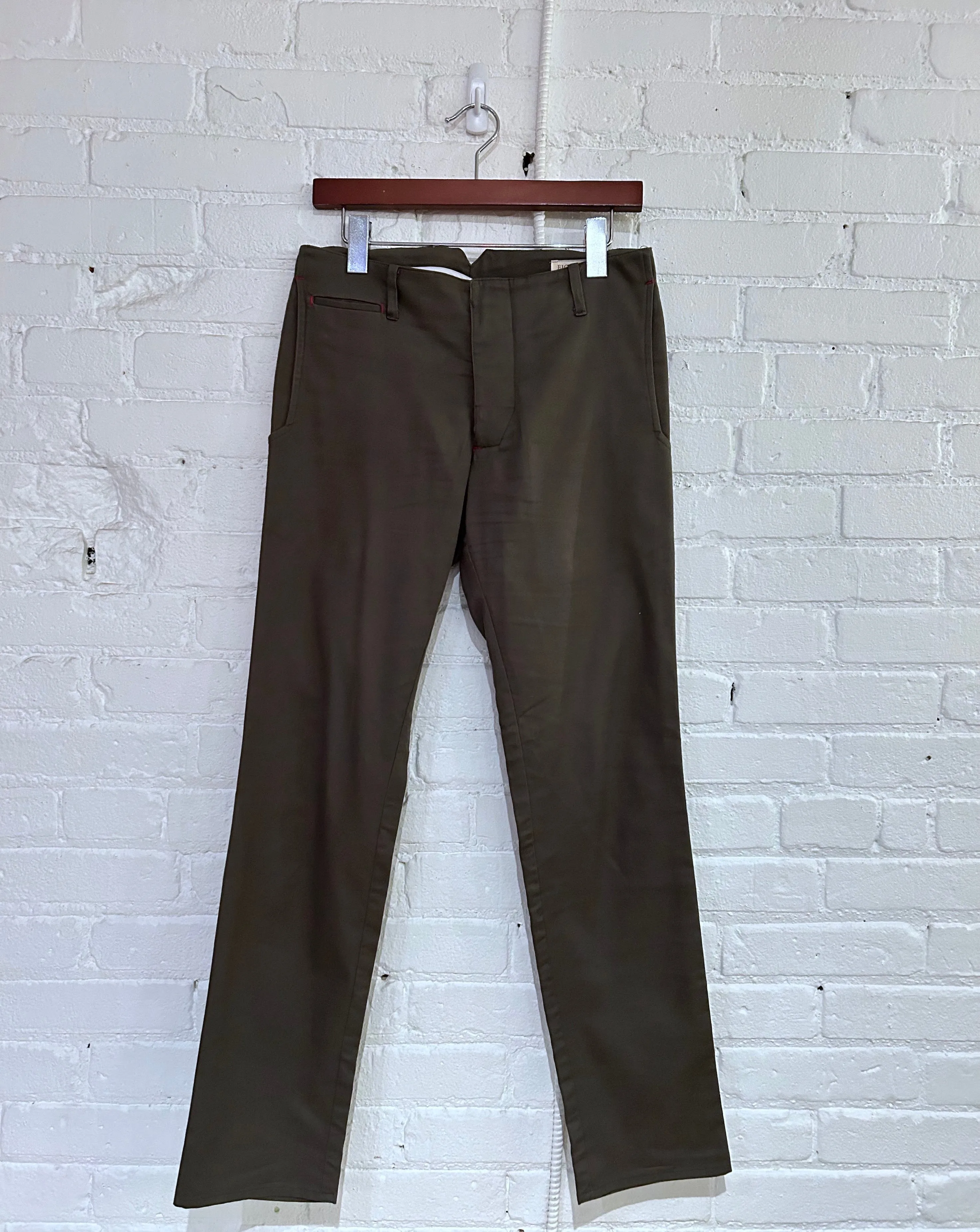 Vintage Signature Trouser | Olive Twill sold by 18 Waits